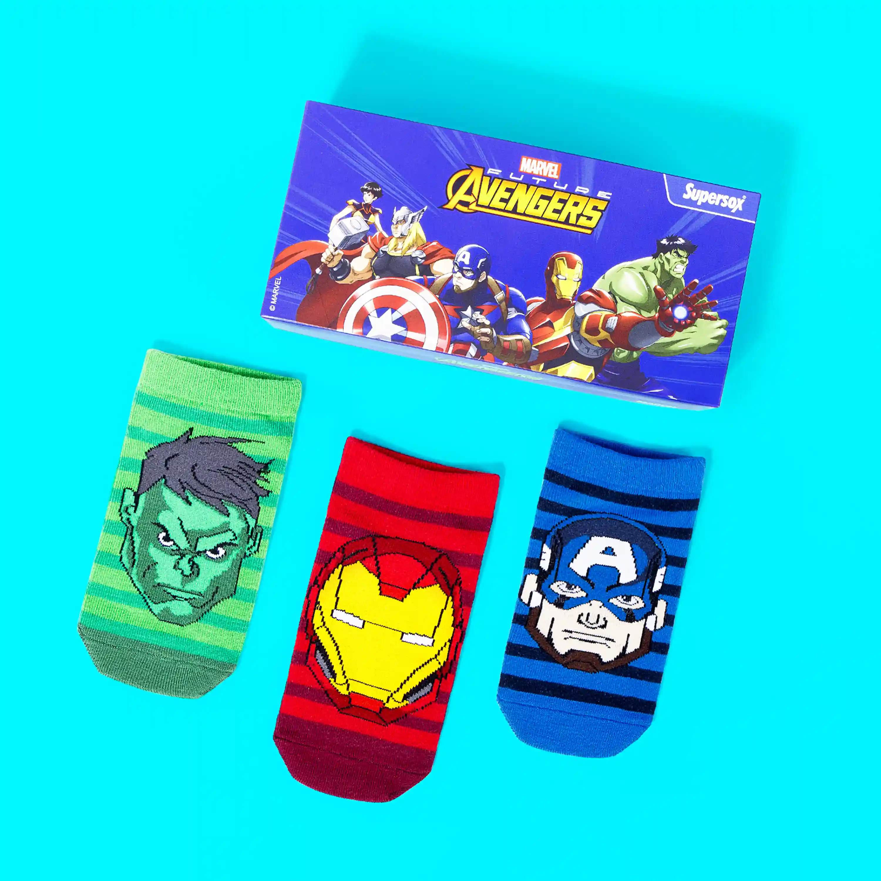 Marvel Avengers Ankle Socks - Boys (Pack of 3) - Image 5