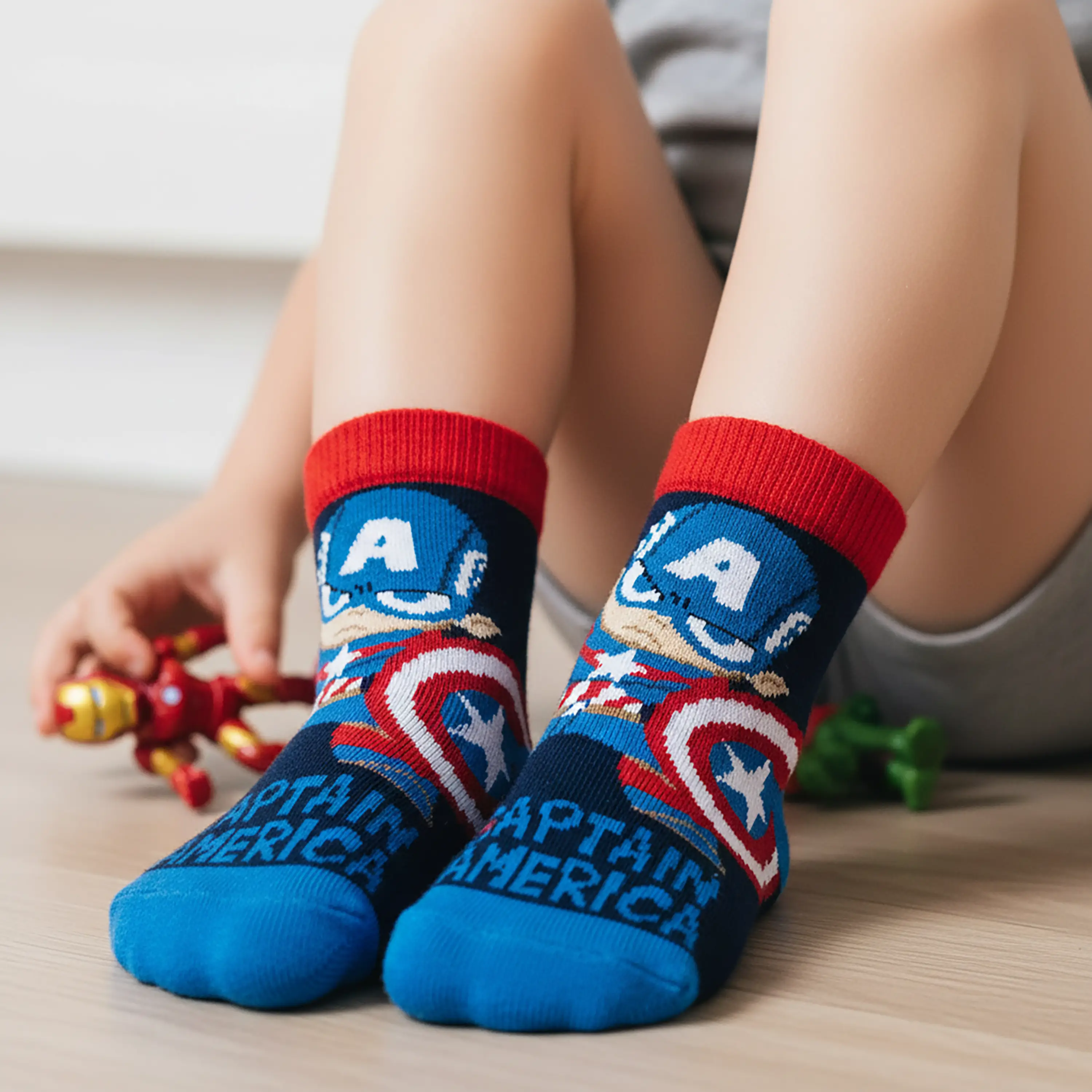 Marvel Avengers Ankle Socks - Boys (Pack of 5) - Image 5