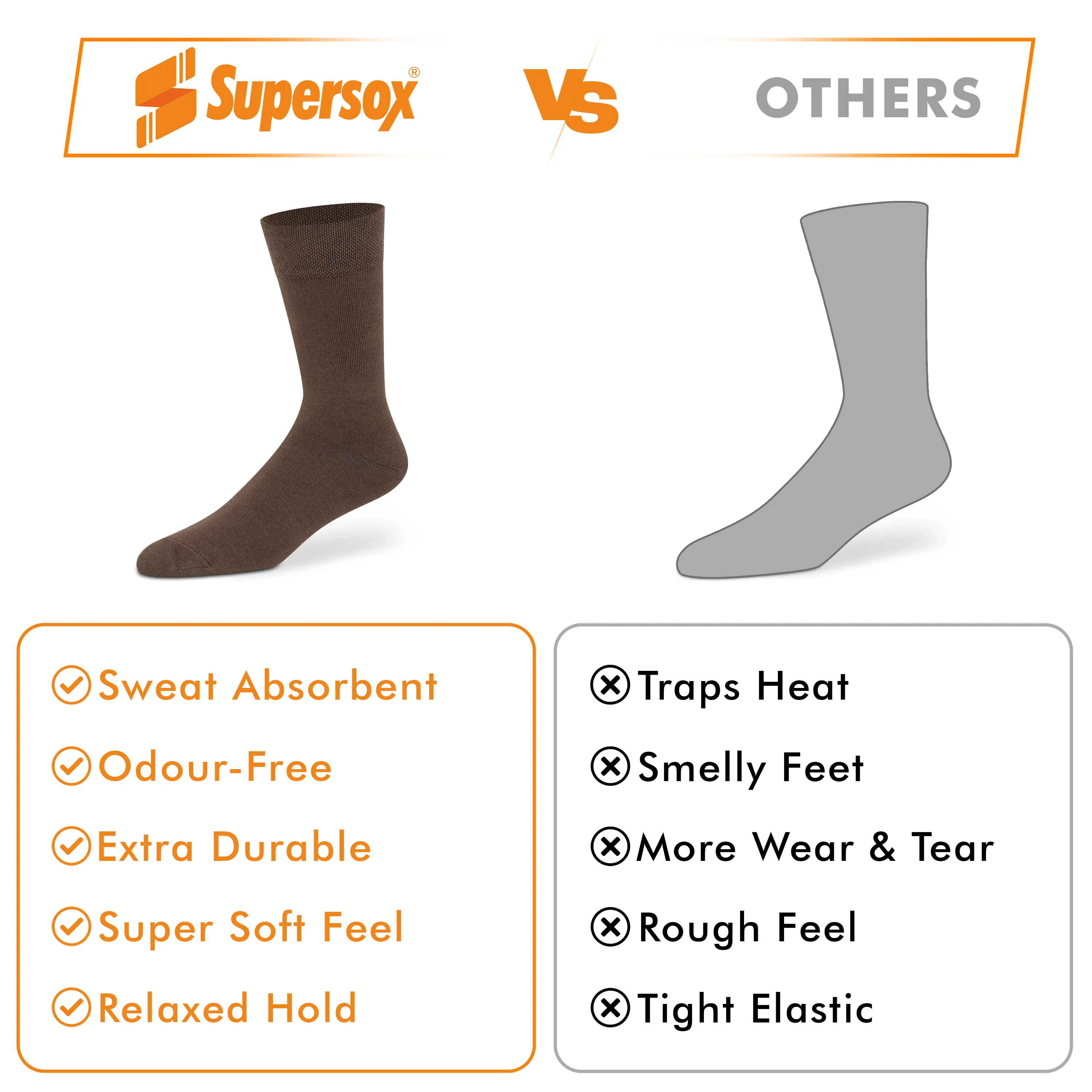 Basic Crew Socks - Men (Pack of 1) - Image 8