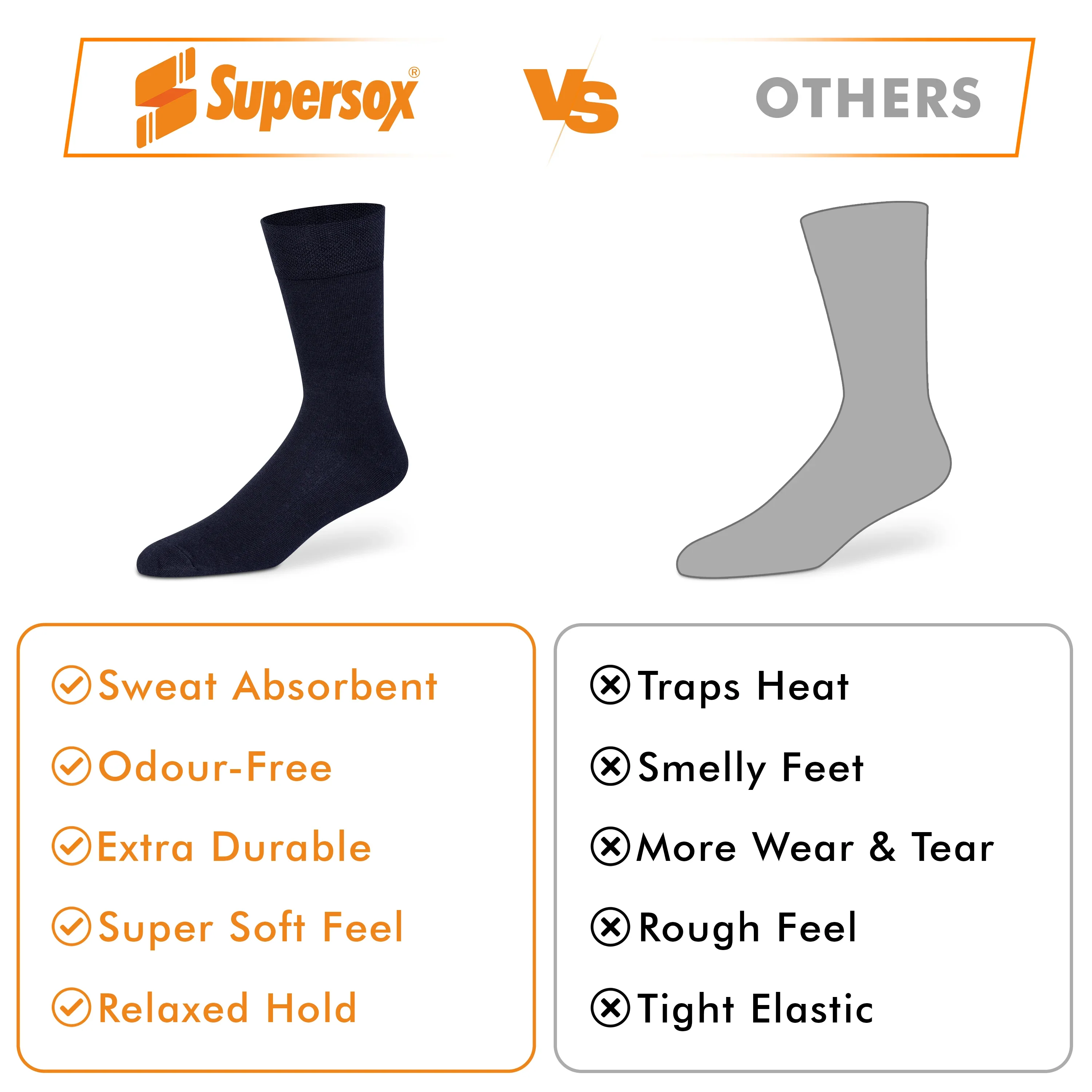 Basic Crew Socks - Men (Pack of 6) - Image 4