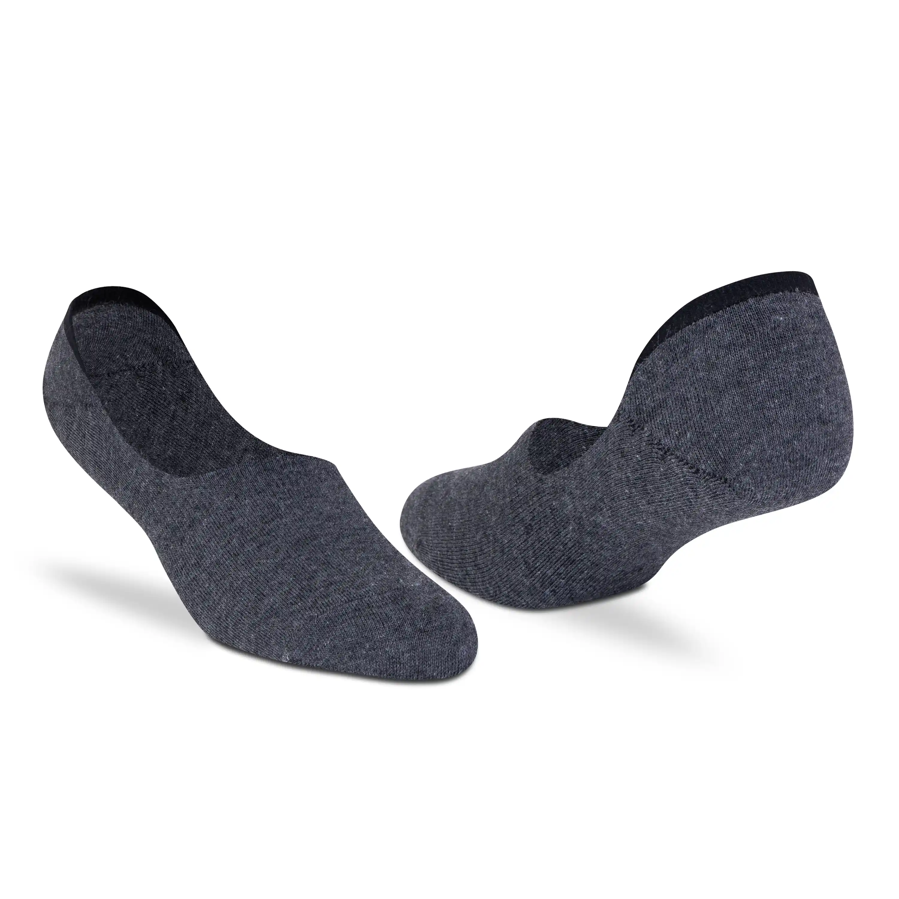Grey Blue Black No-Show Socks - Men (Pack of 3) - Image 6