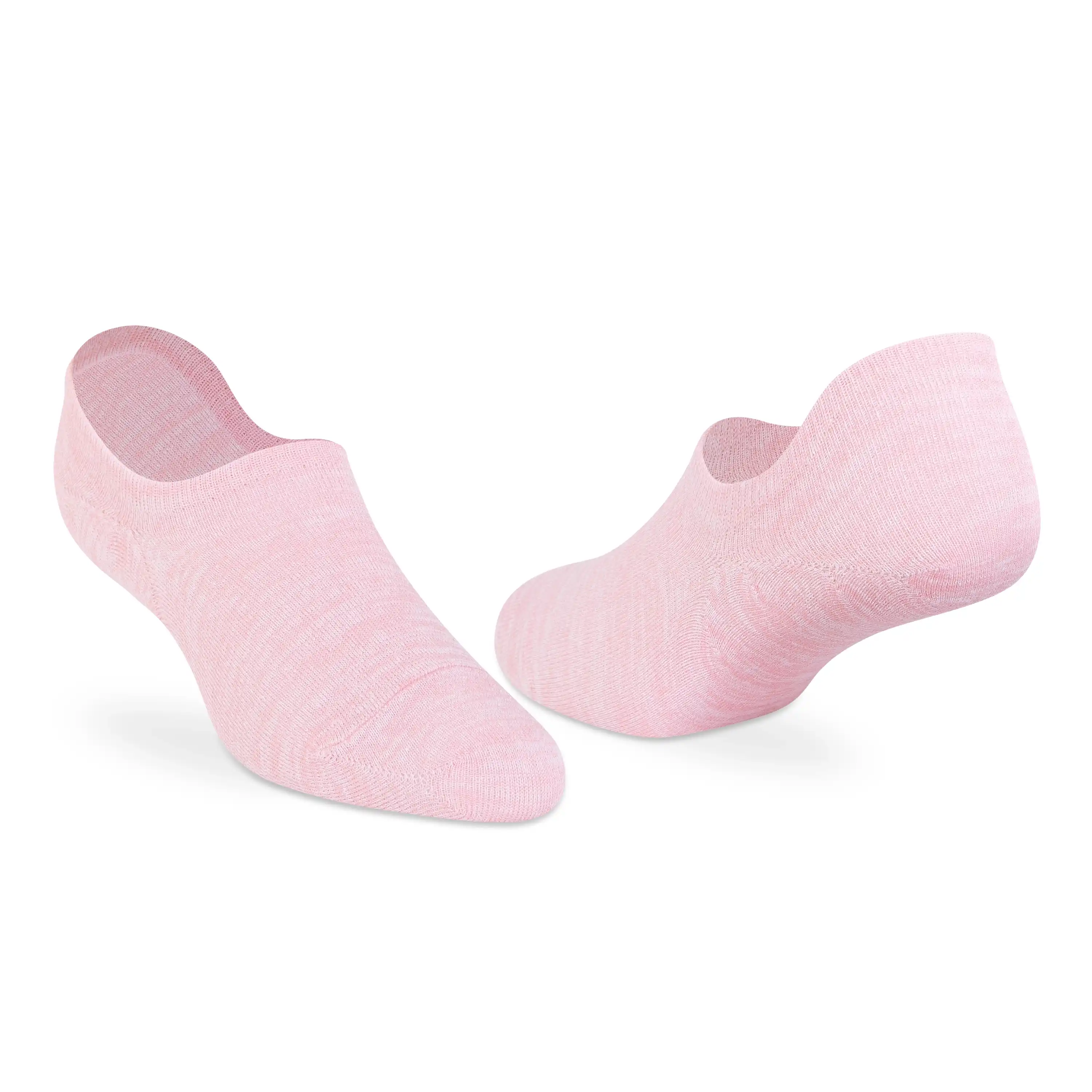 Baby Pink Beige Grey No-Show Socks - Women (Pack of 3) - Image 3