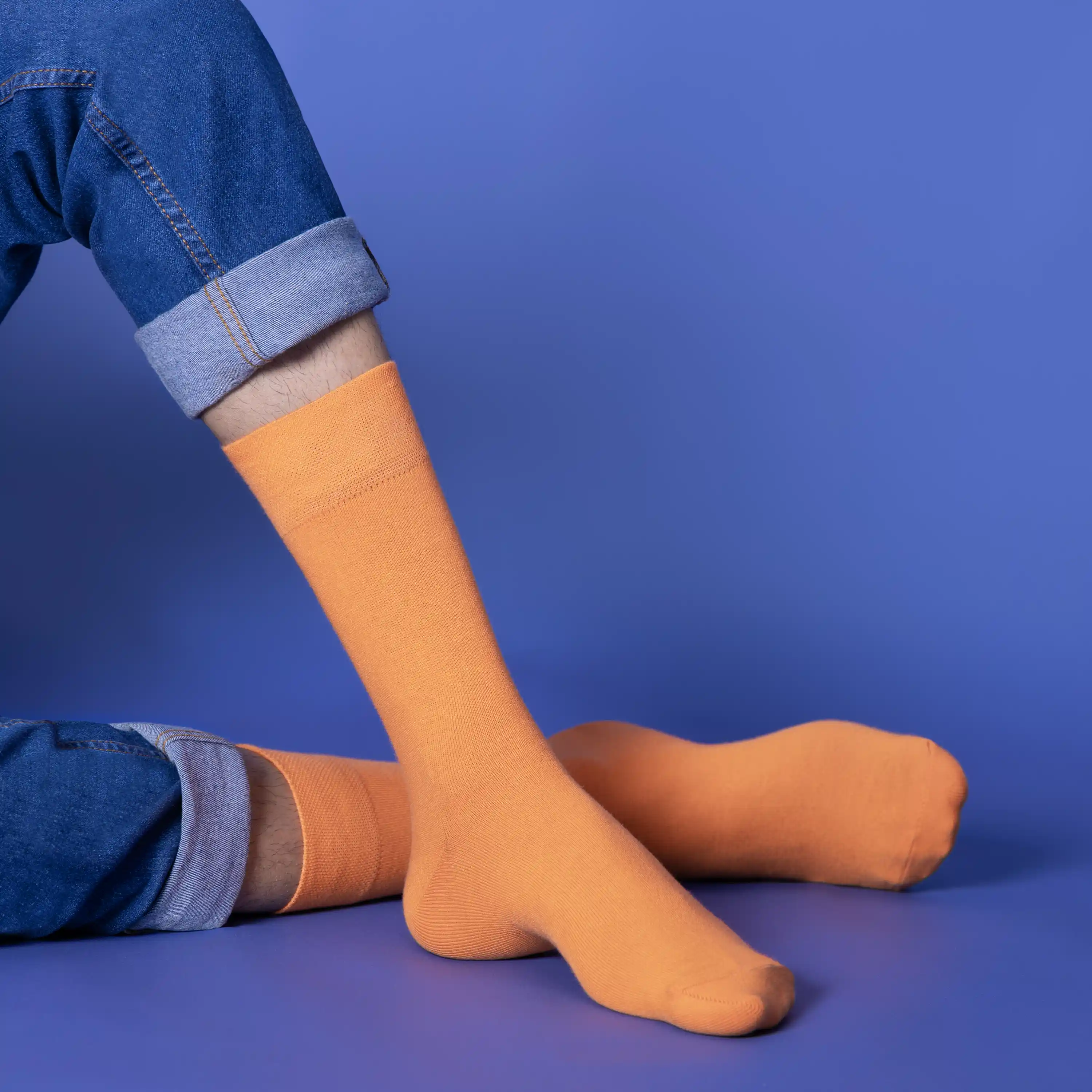 Bright Solid Crew Socks - Unisex (Pack of 1) - Image 17
