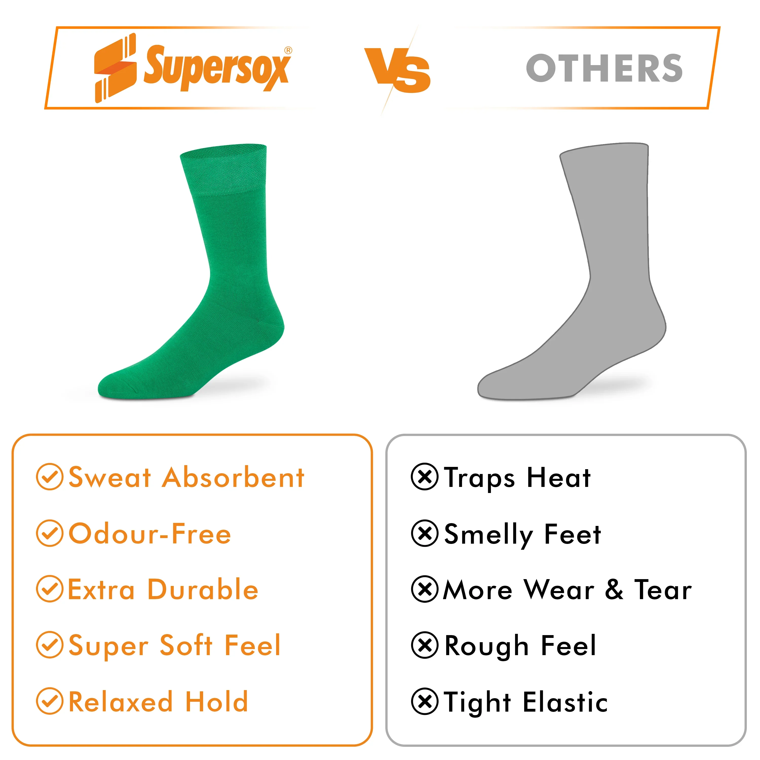 Bright Solid Crew Socks - Unisex (Pack of 1) - Image 38