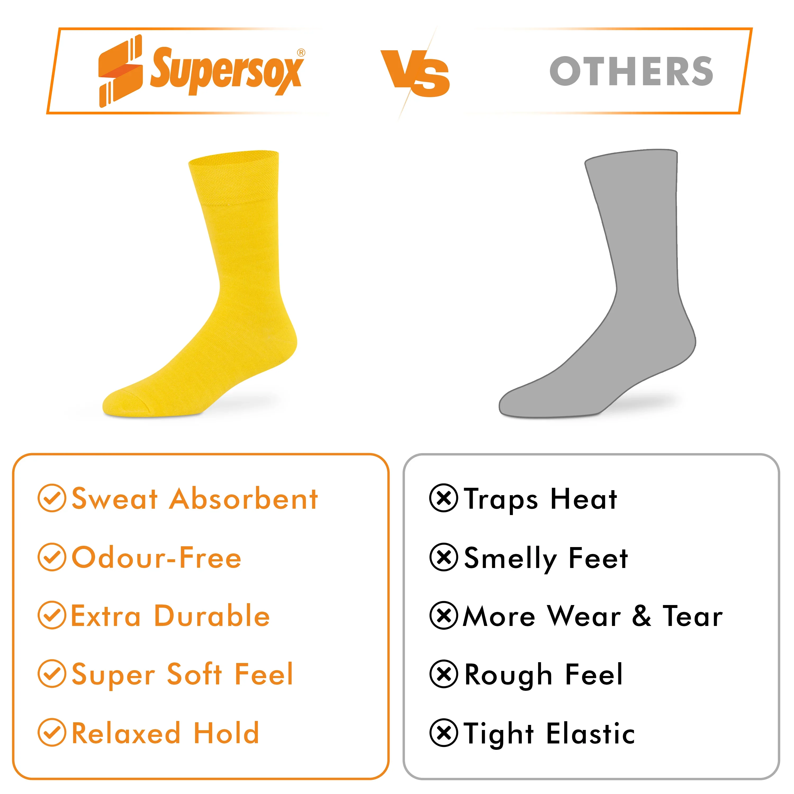 Bright Solid Crew Socks - Unisex (Pack of 1) - Image 39