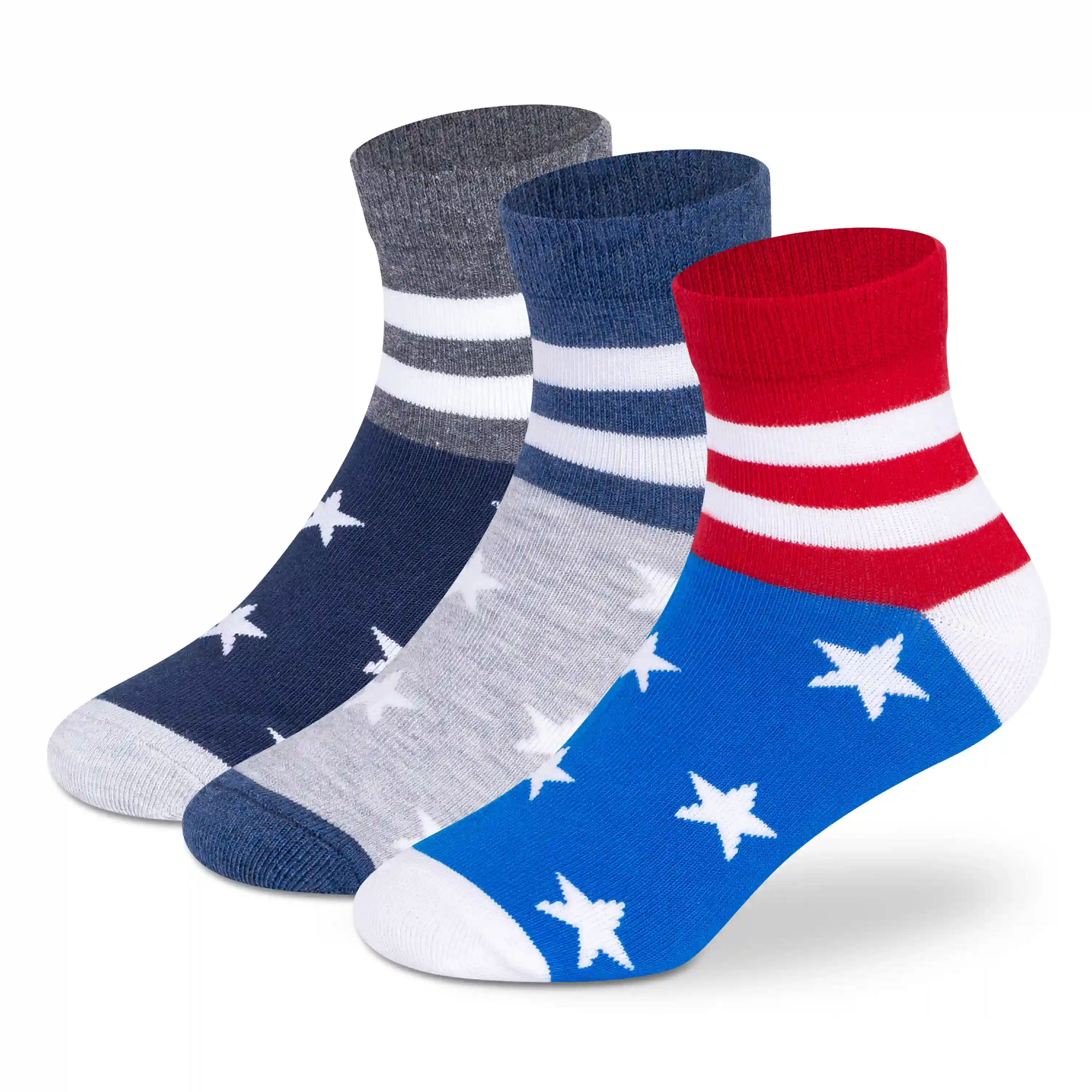 Casual Ankle Socks - Boys (Pack of 3) - Image 2