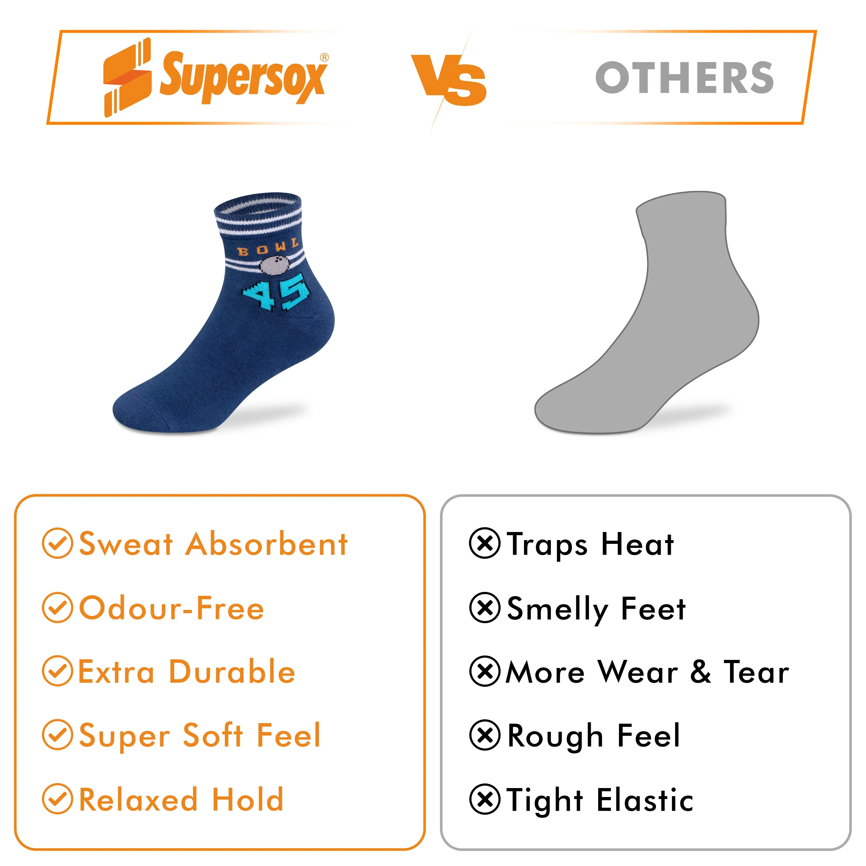 Casual Ankle Socks - Boys (Pack of 3) - Image 6