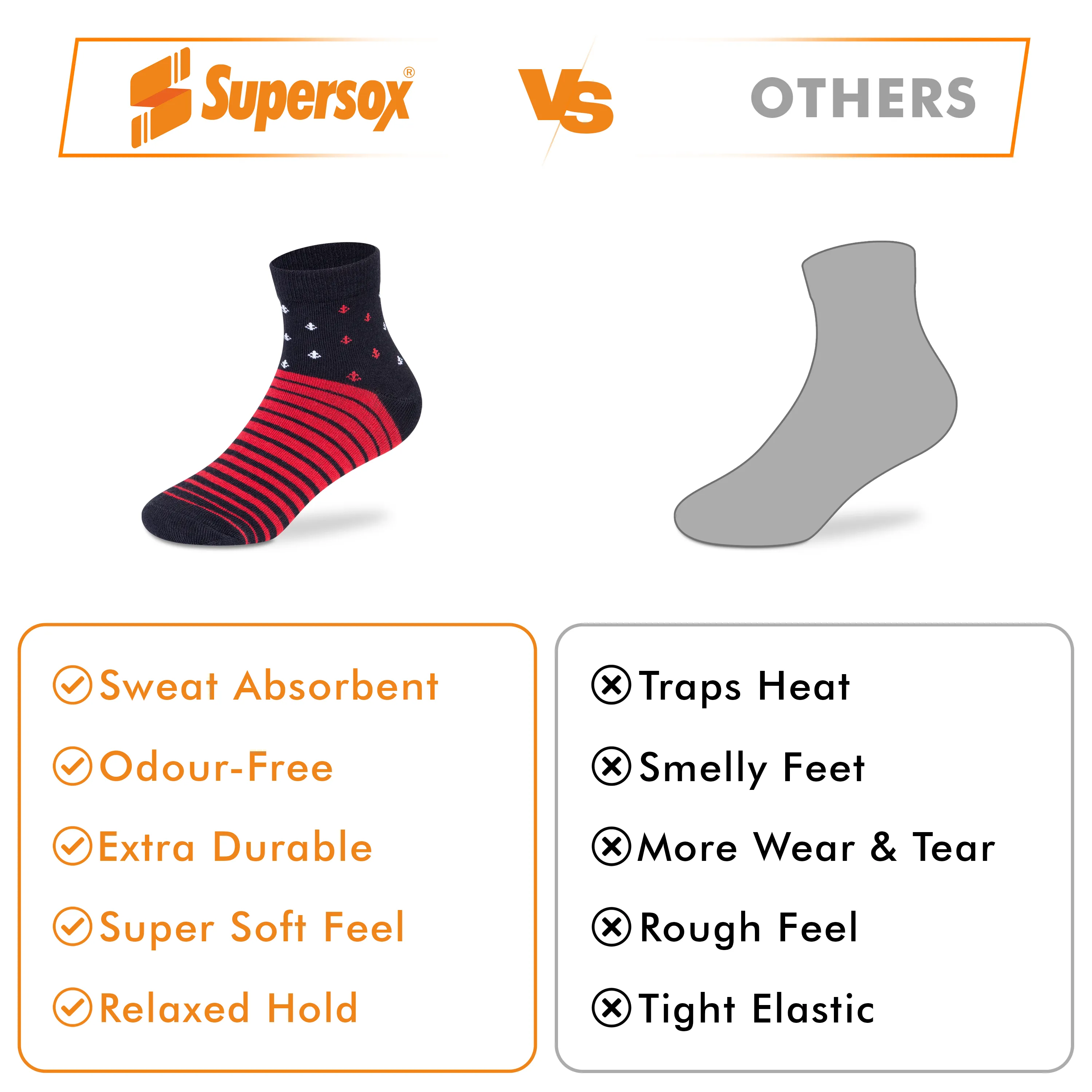 Casual Ankle Socks - Boys (Pack of 3) - Image 6