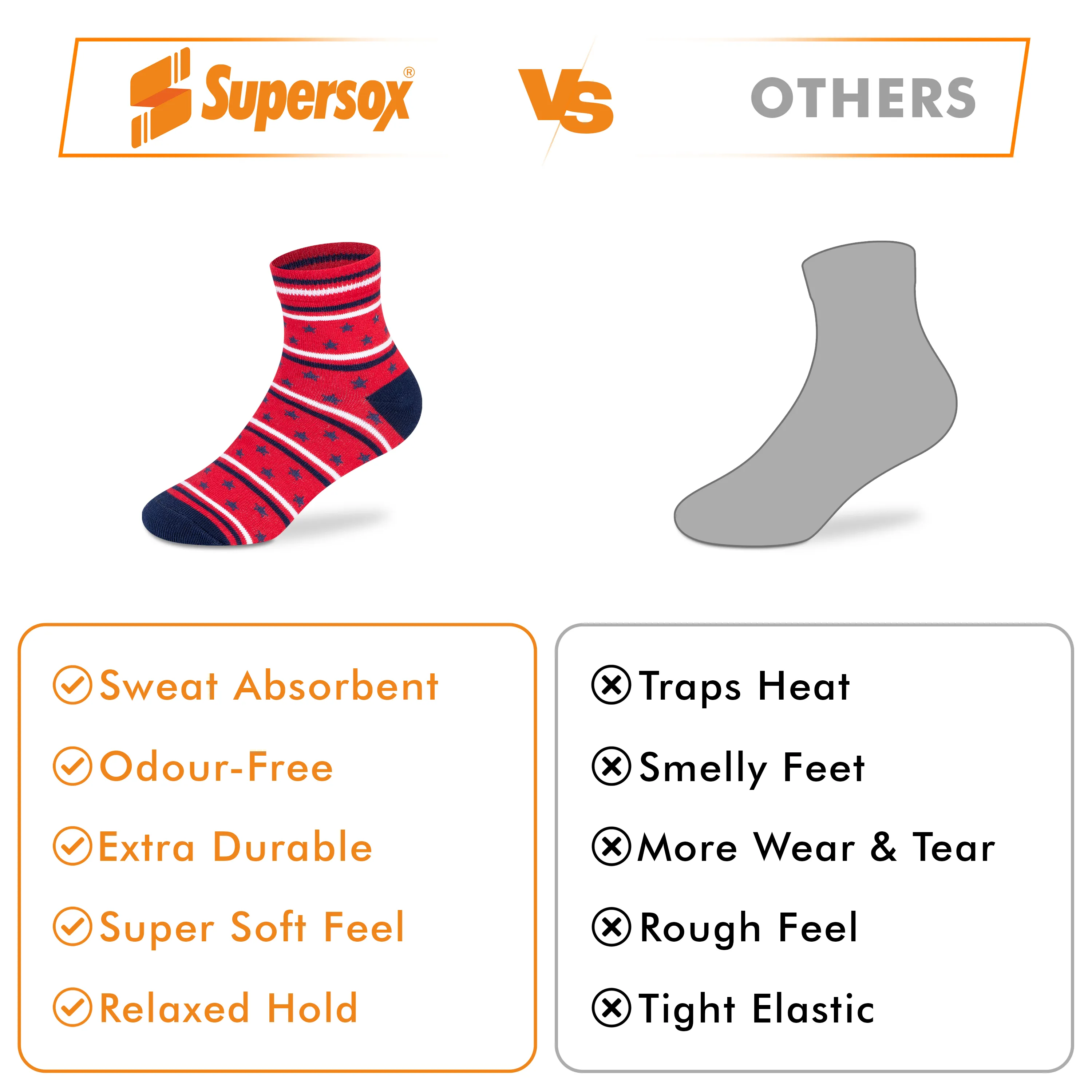Casual Ankle Socks - Boys (Pack of 3) - Image 6