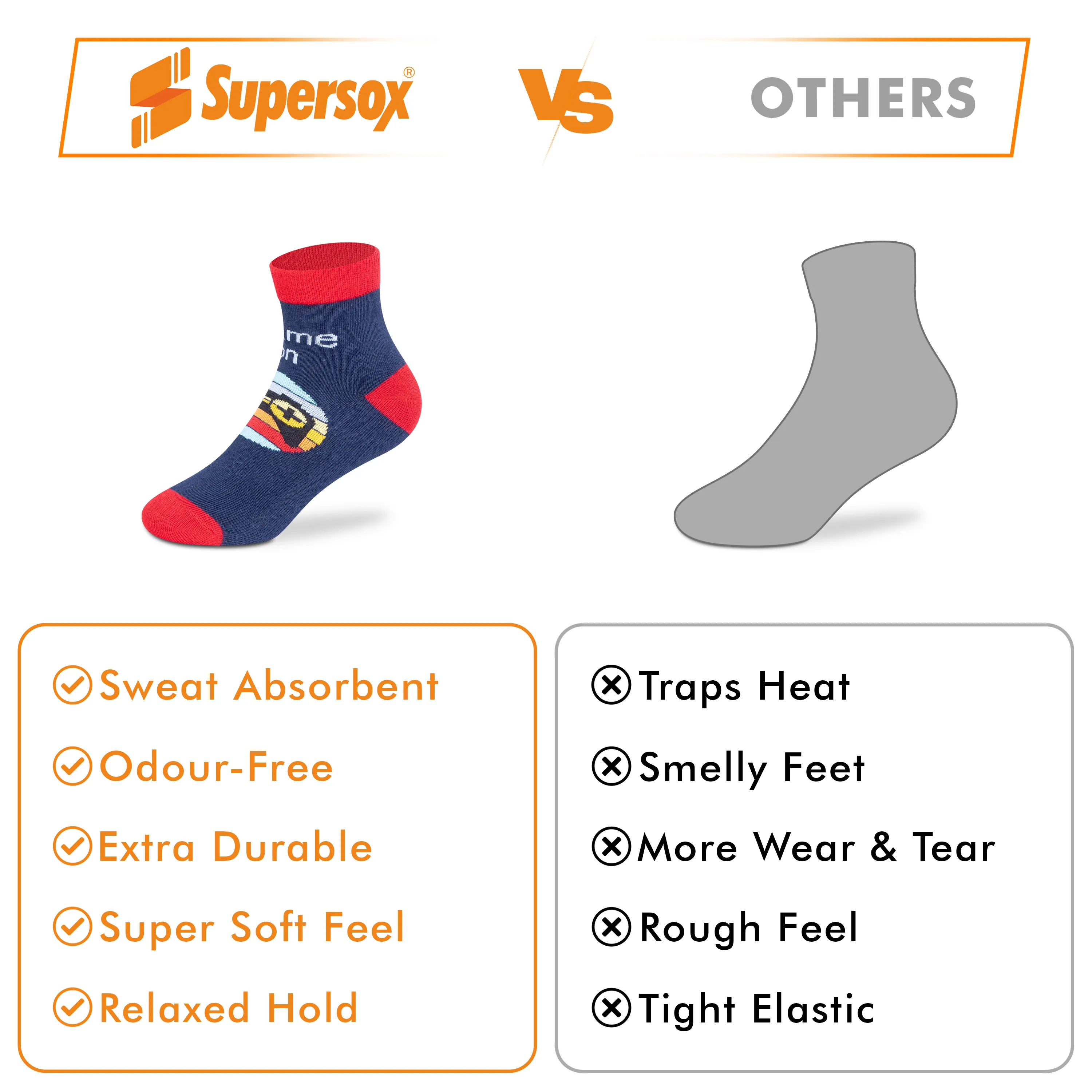 Casual Ankle Socks - Boys (Pack of 3) - Image 6