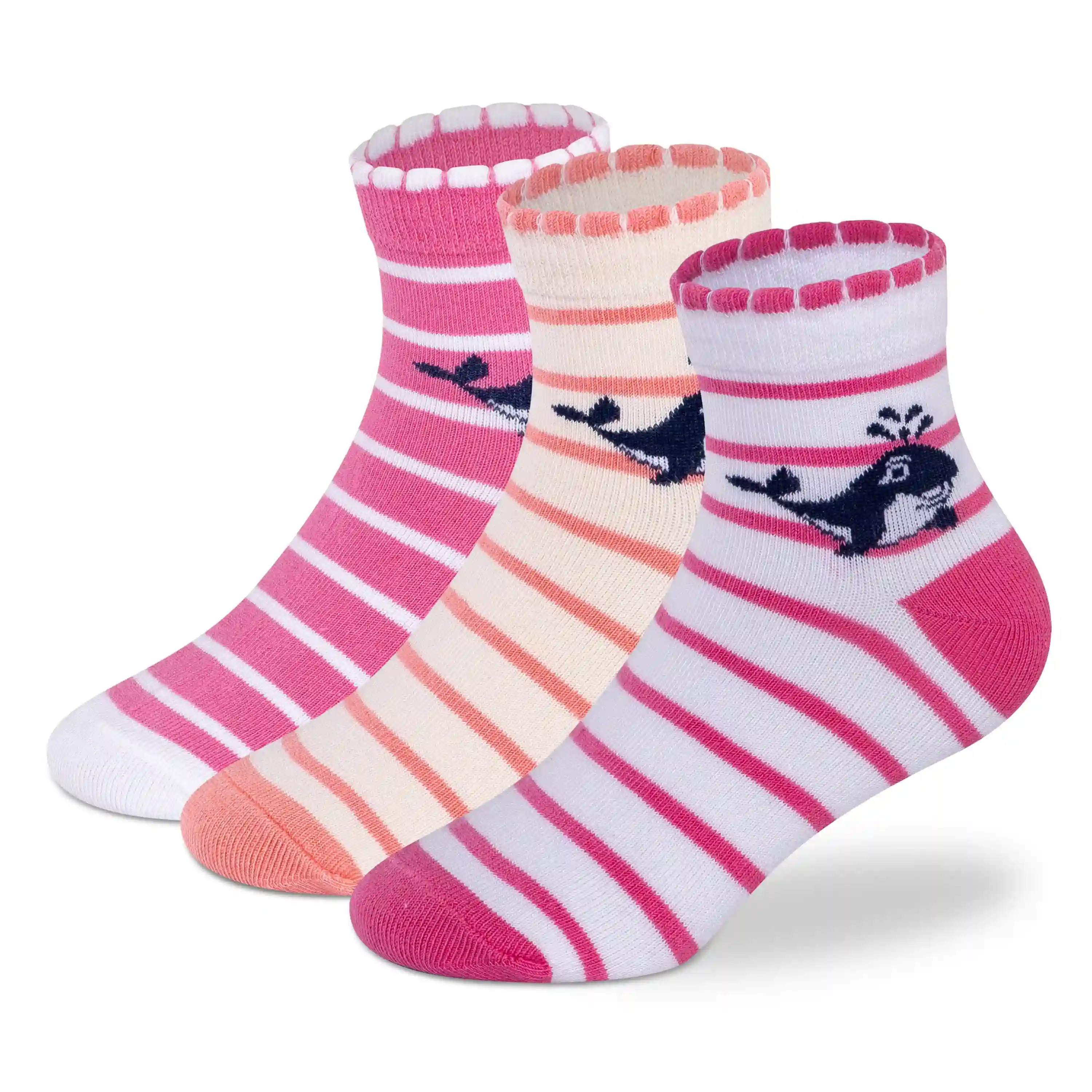Casual Ankle Socks - Girls (Pack of 3) - Image 2