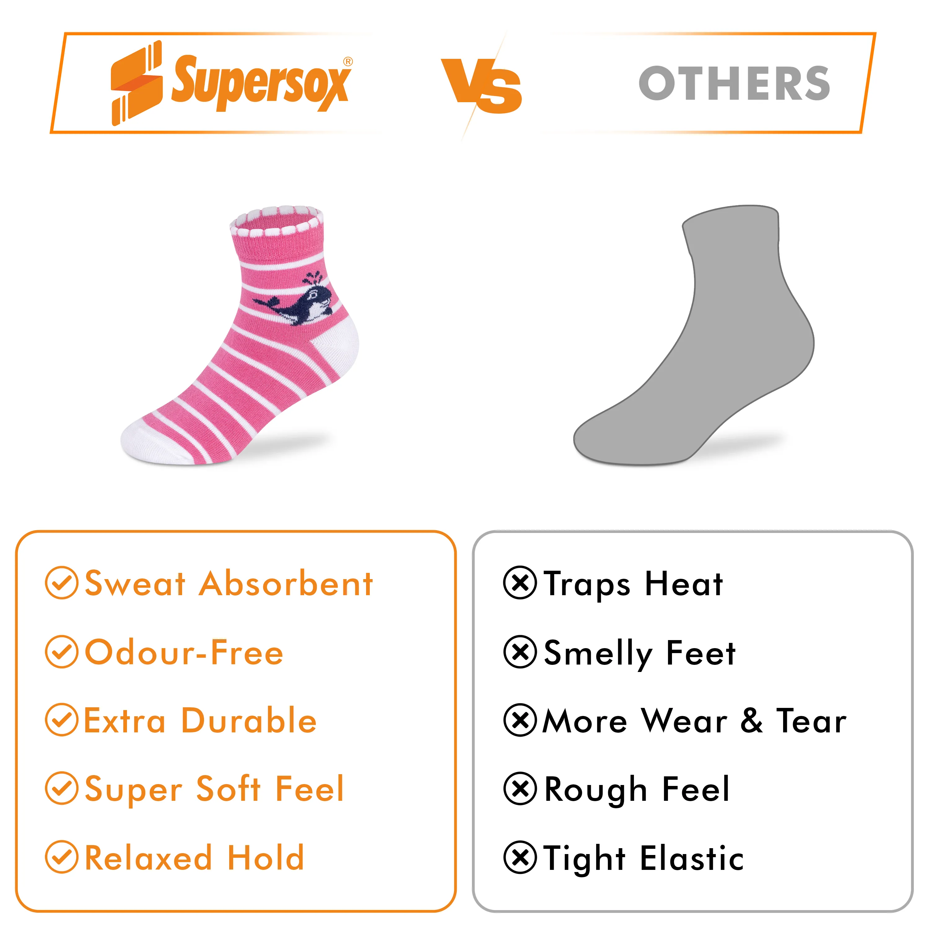 Casual Ankle Socks - Girls (Pack of 3) - Image 6