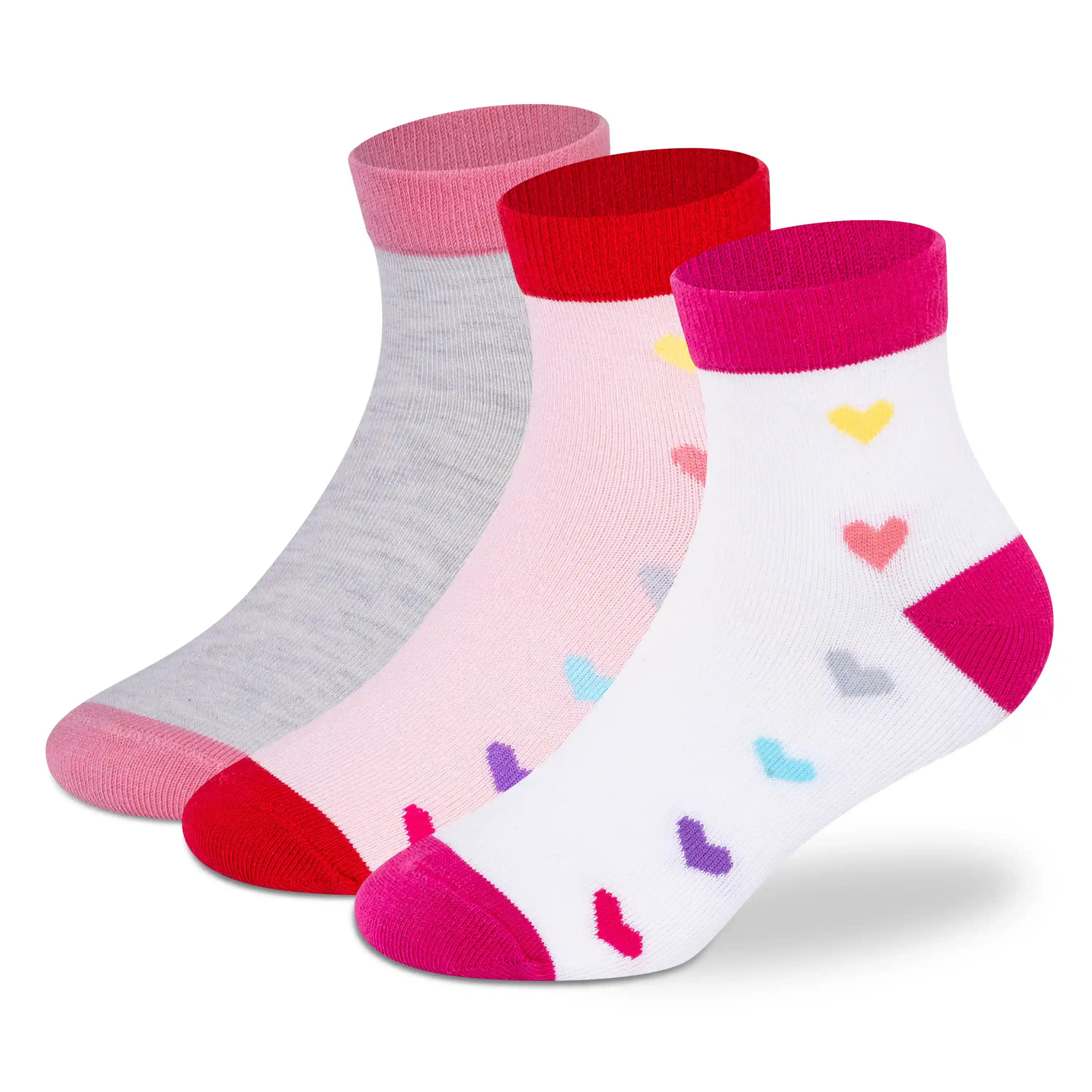Casual Ankle Socks - Girls (Pack of 3) - Image 2