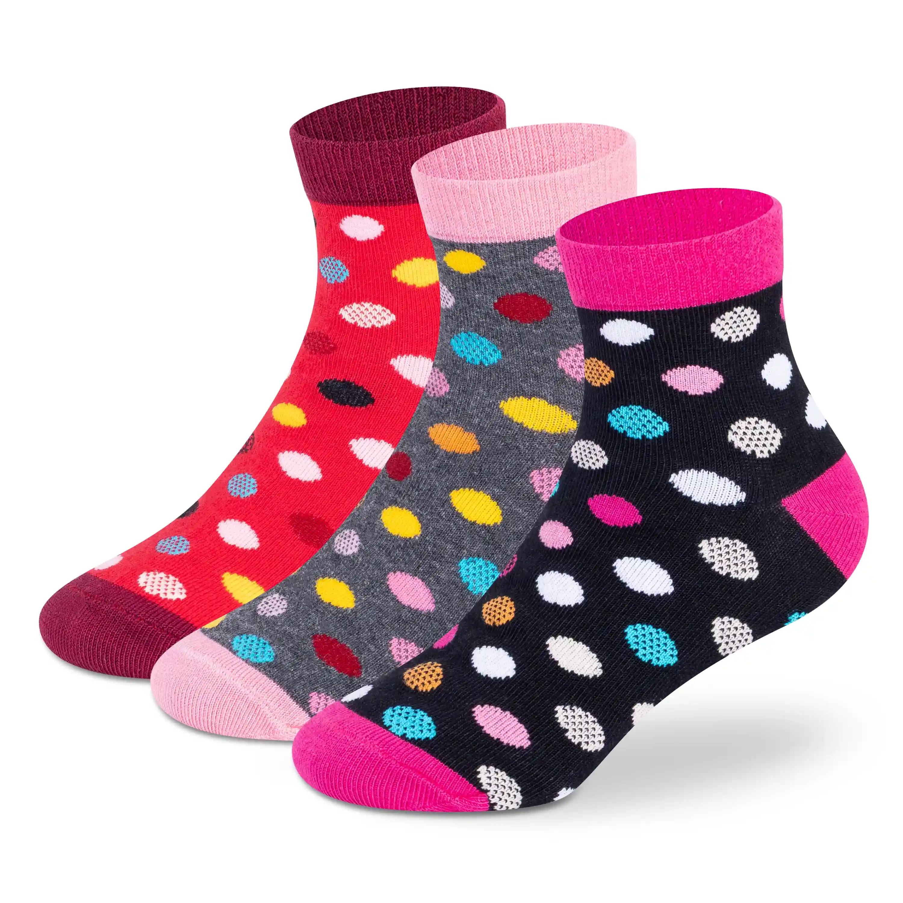 Casual Ankle Socks - Girls (Pack of 3) - Image 2