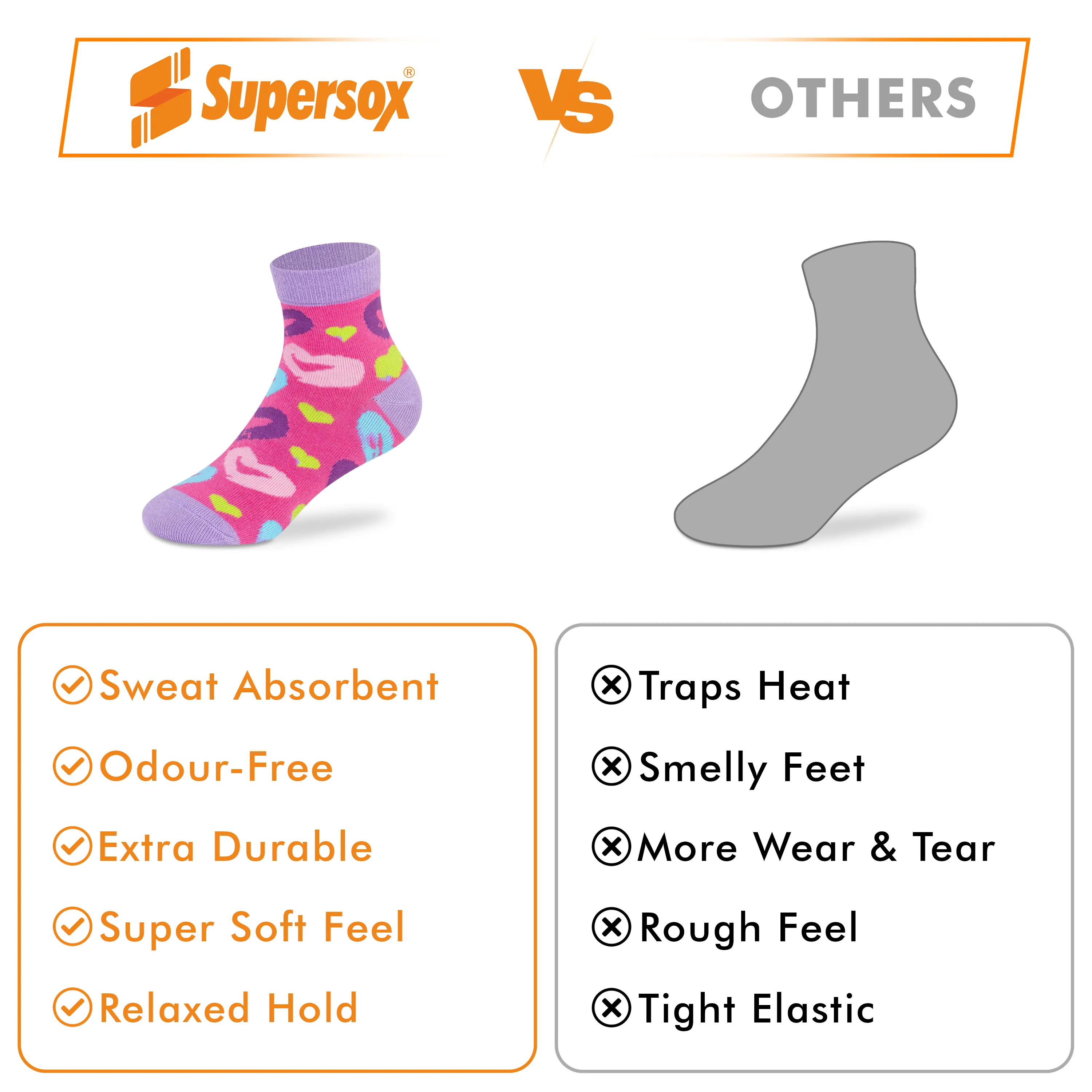 Casual Ankle Socks - Girls (Pack of 3) - Image 6