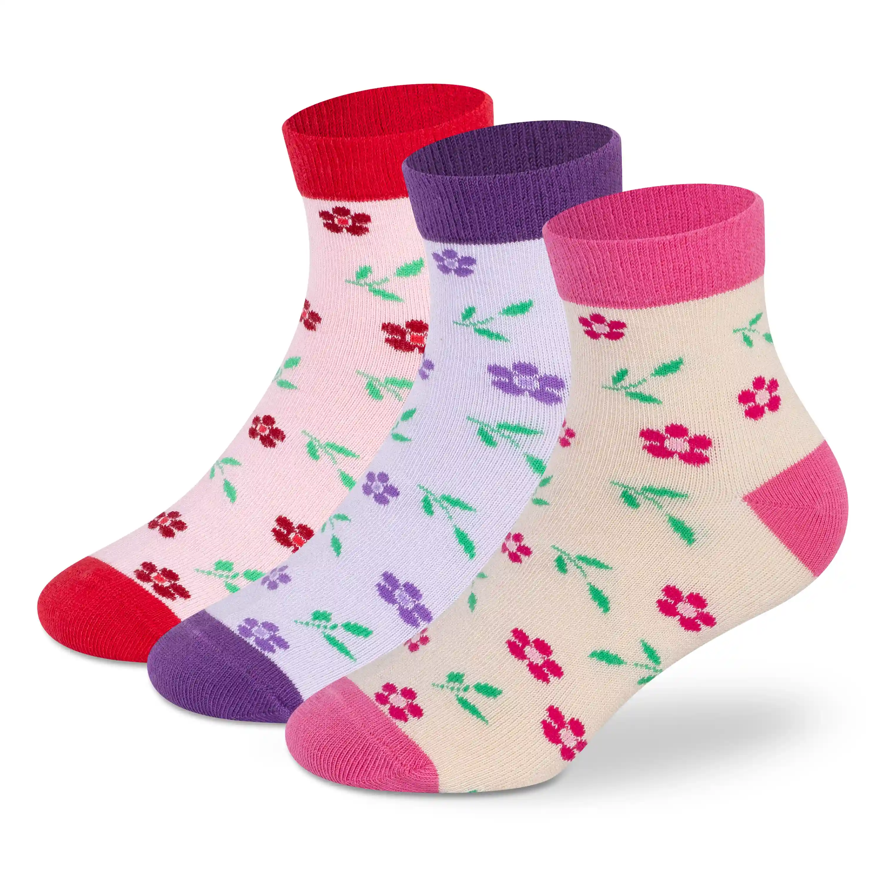 Casual Ankle Socks - Girls (Pack of 3) - Image 2