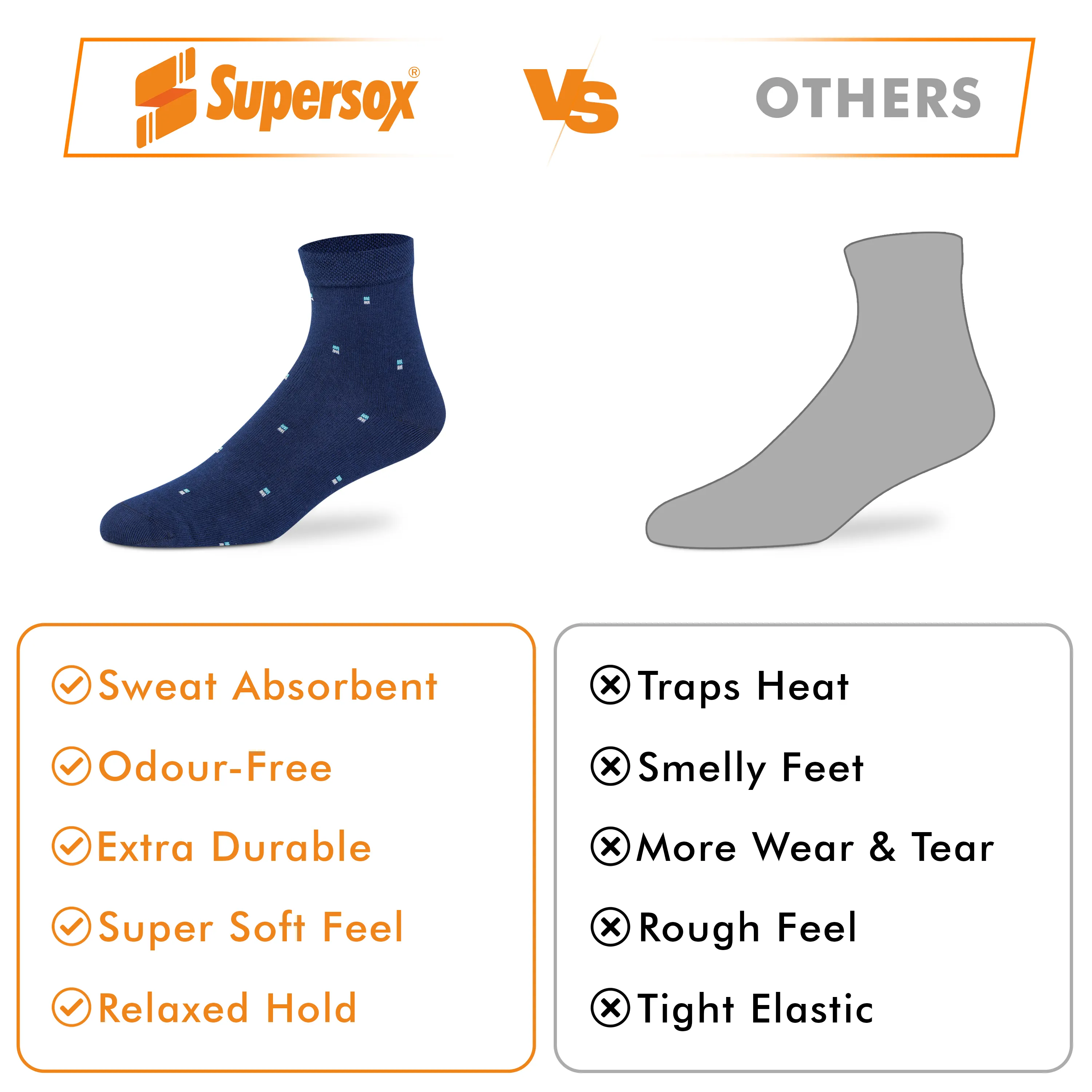 Casual Ankle Socks - Men (Pack of 2) - Image 5