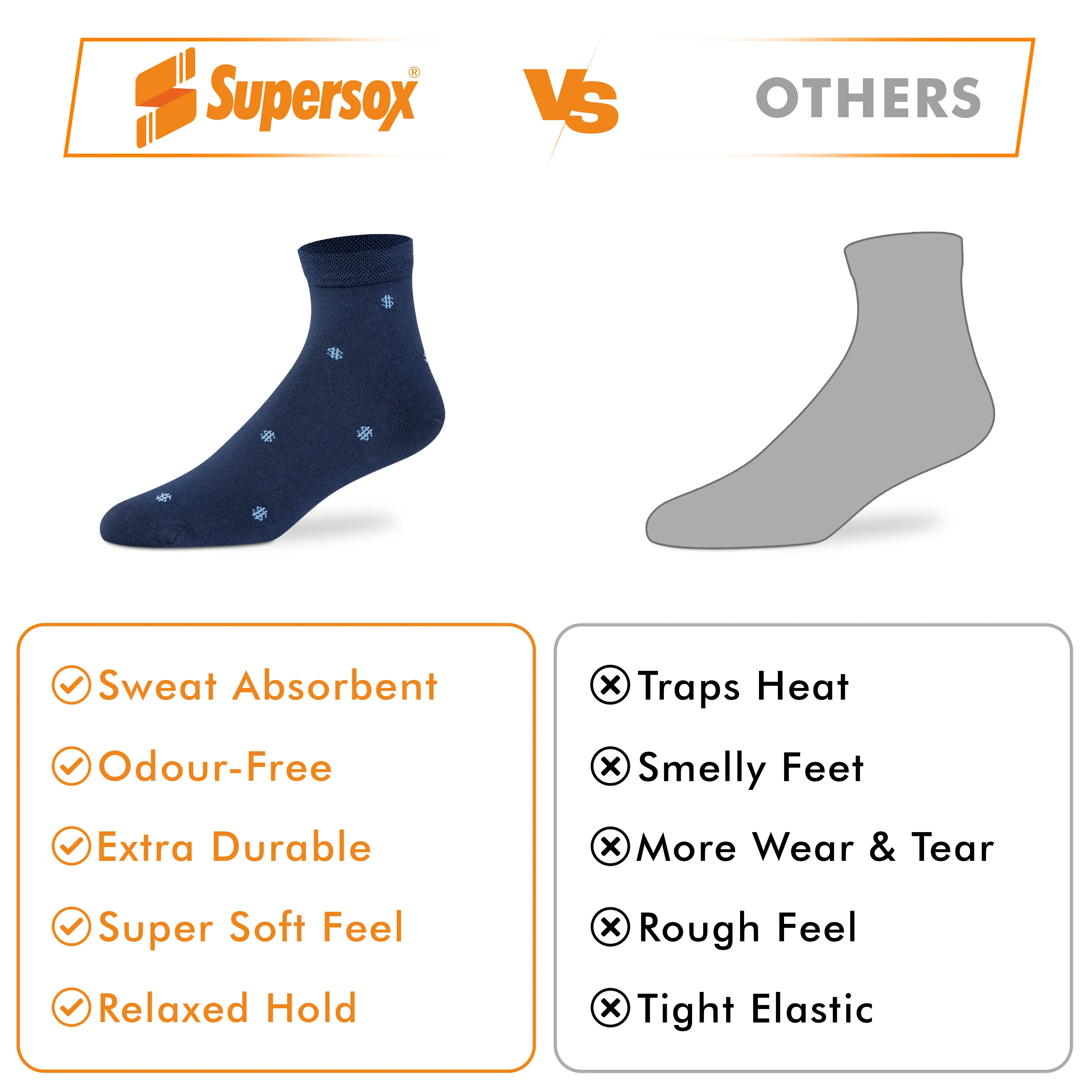 Casual Ankle Socks - Men (Pack of 2) - Image 5