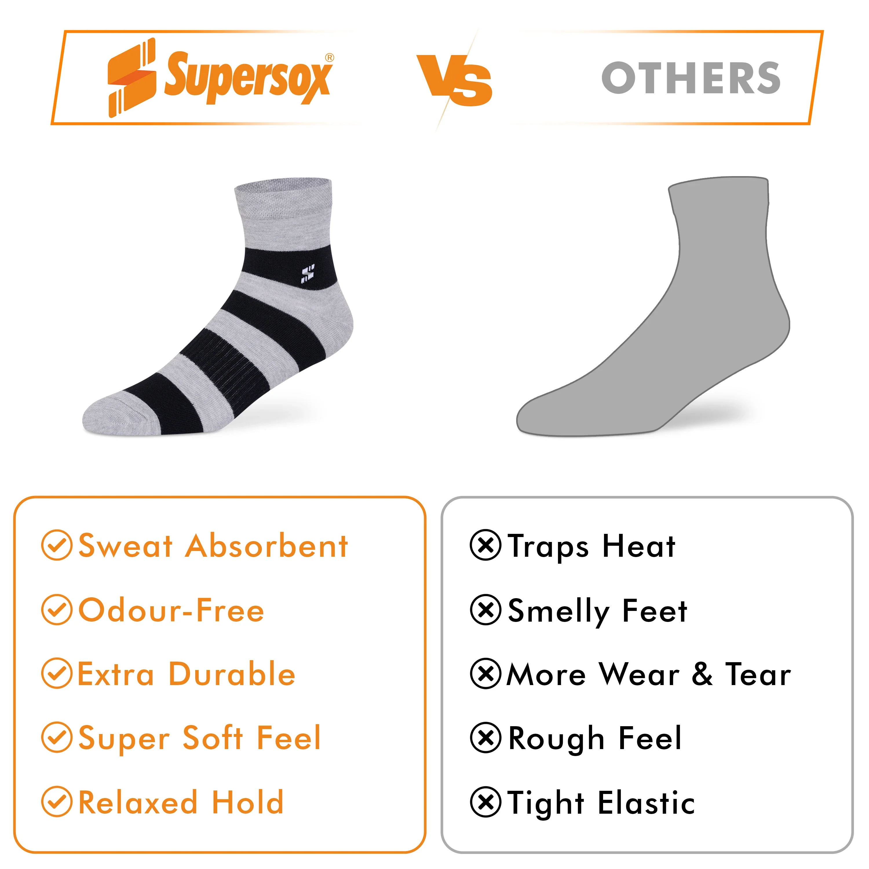Casual Ankle Socks - Men (Pack of 2) - Image 5