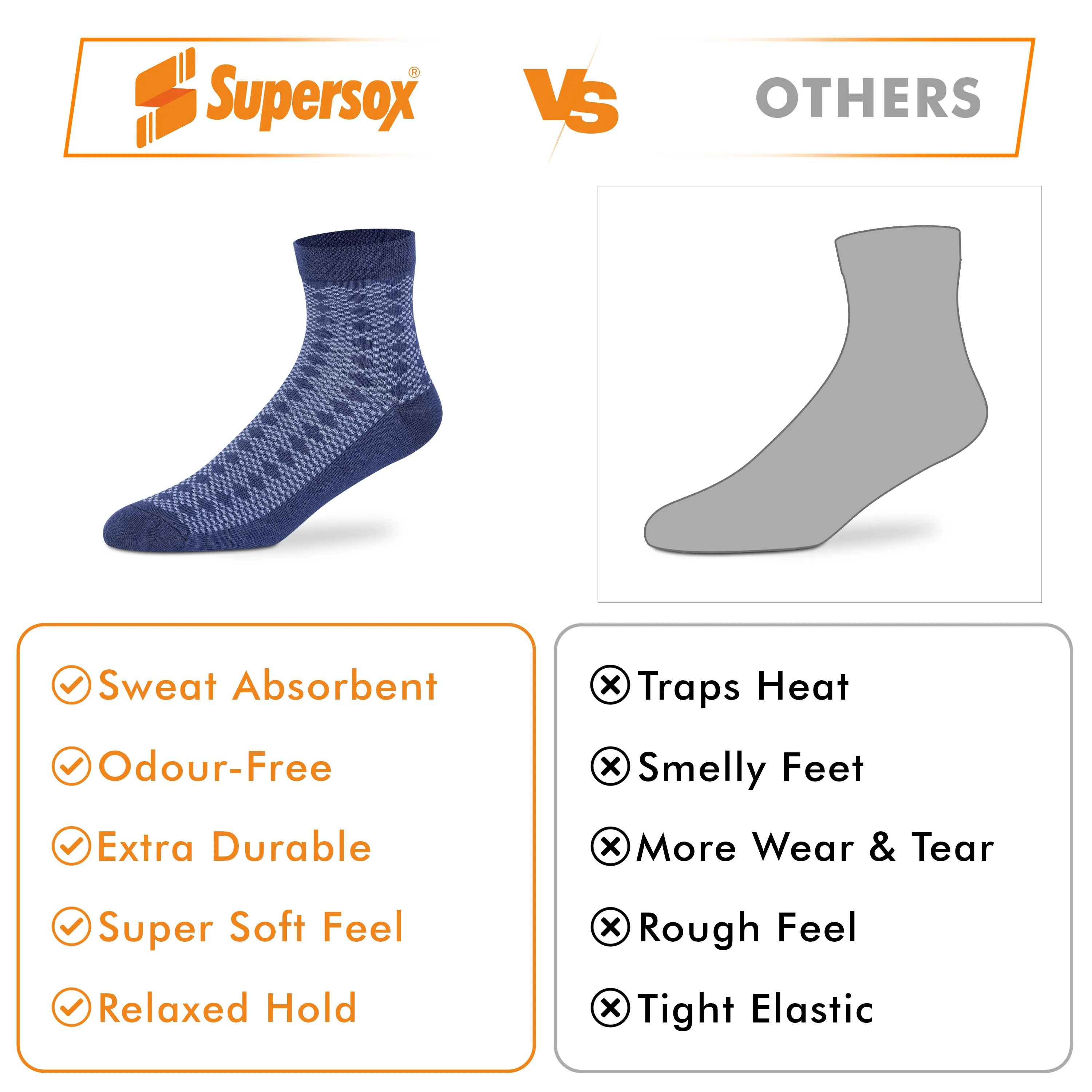 Casual Ankle Socks - Men (Pack of 3) - Image 6