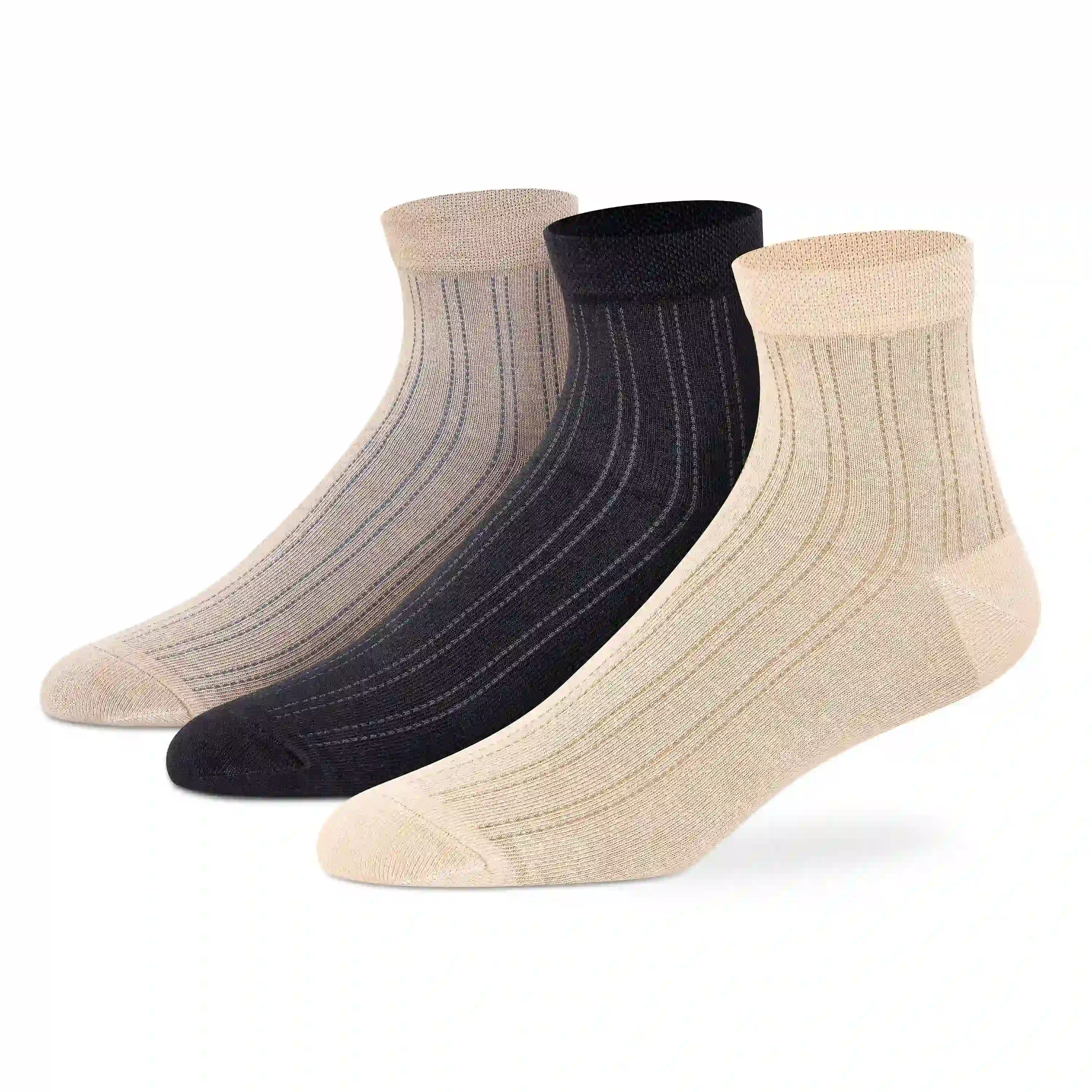 Casual Ankle Socks - Men (Pack of 3) - Image 2