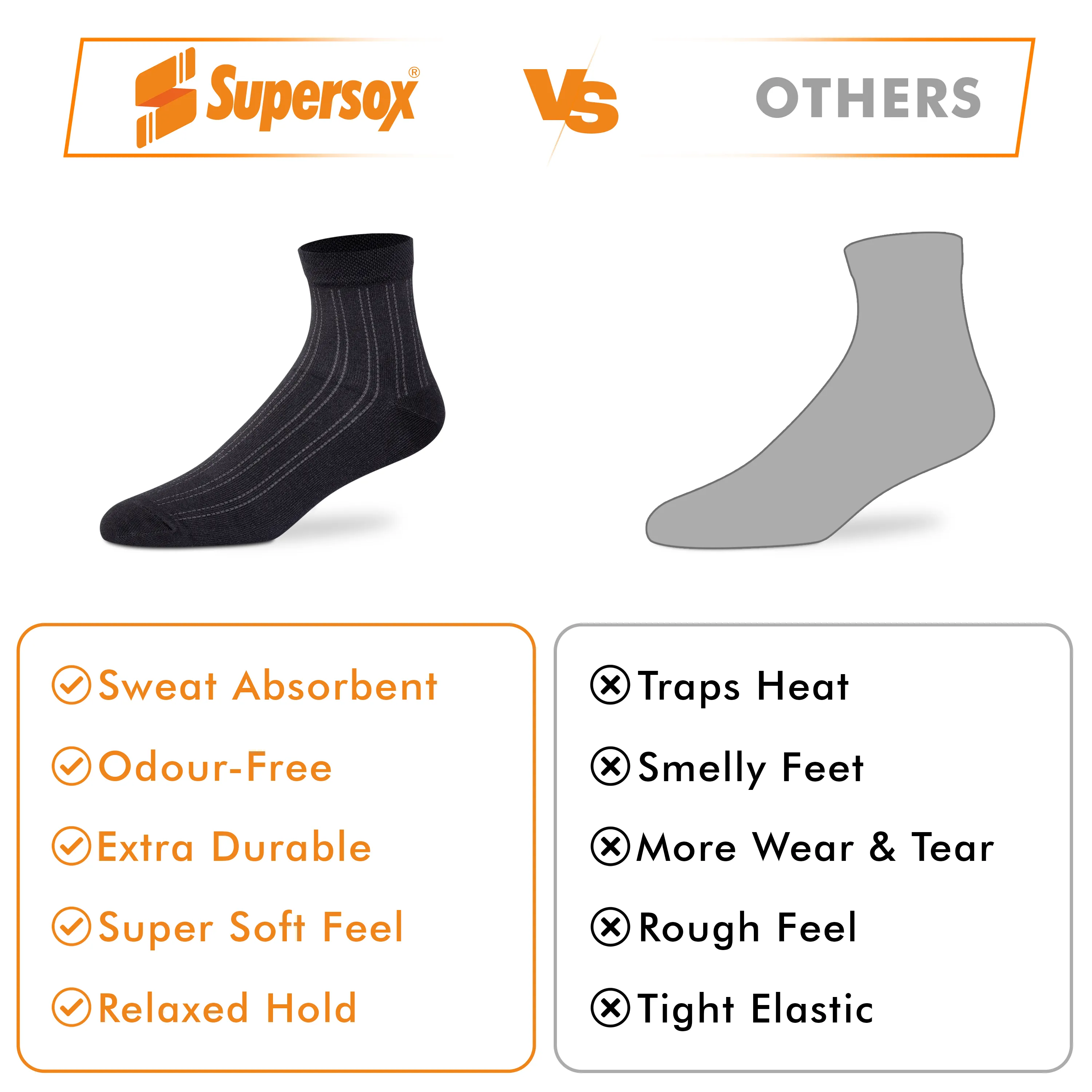 Casual Ankle Socks - Men (Pack of 3) - Image 6
