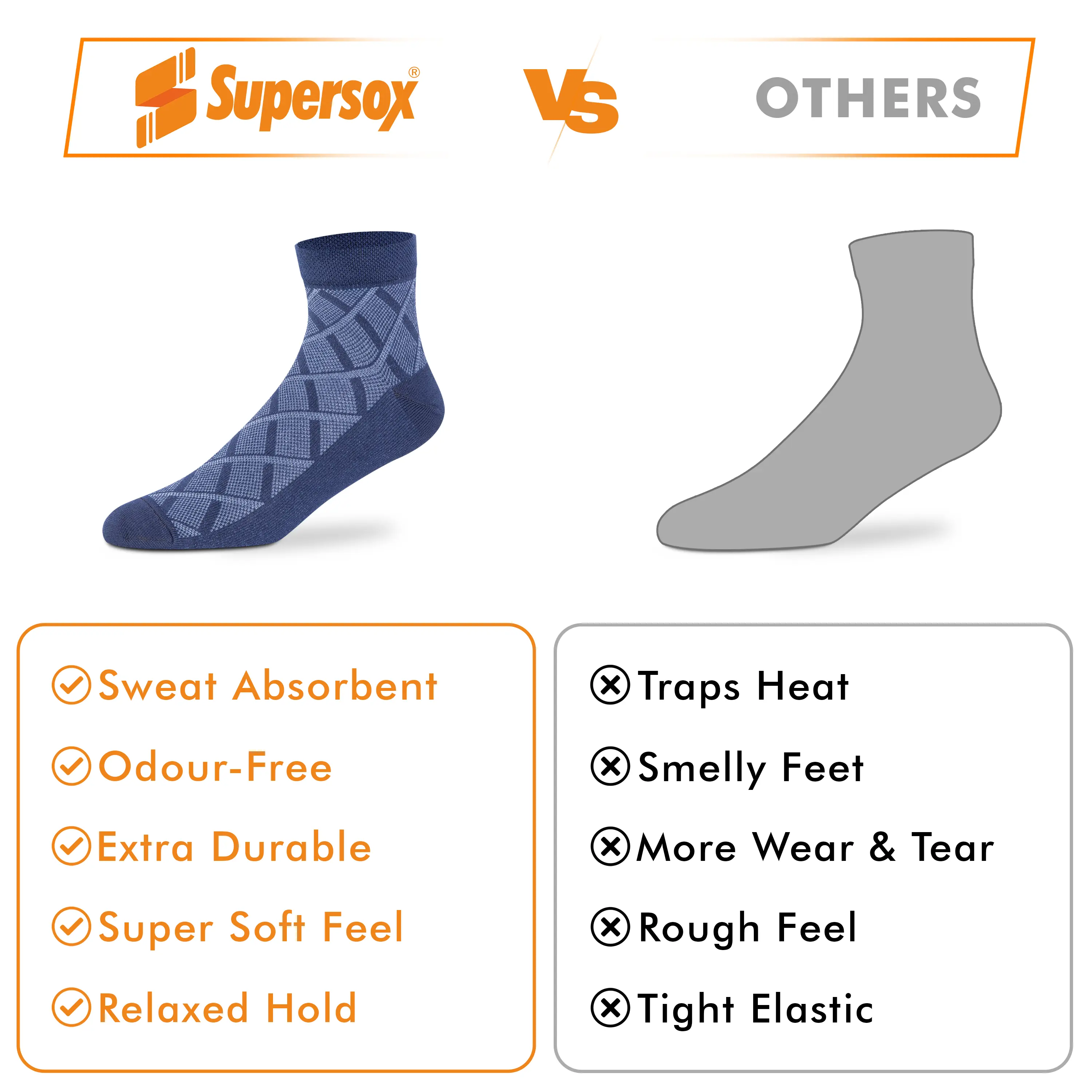 Casual Ankle Socks - Men (Pack of 3) - Image 6