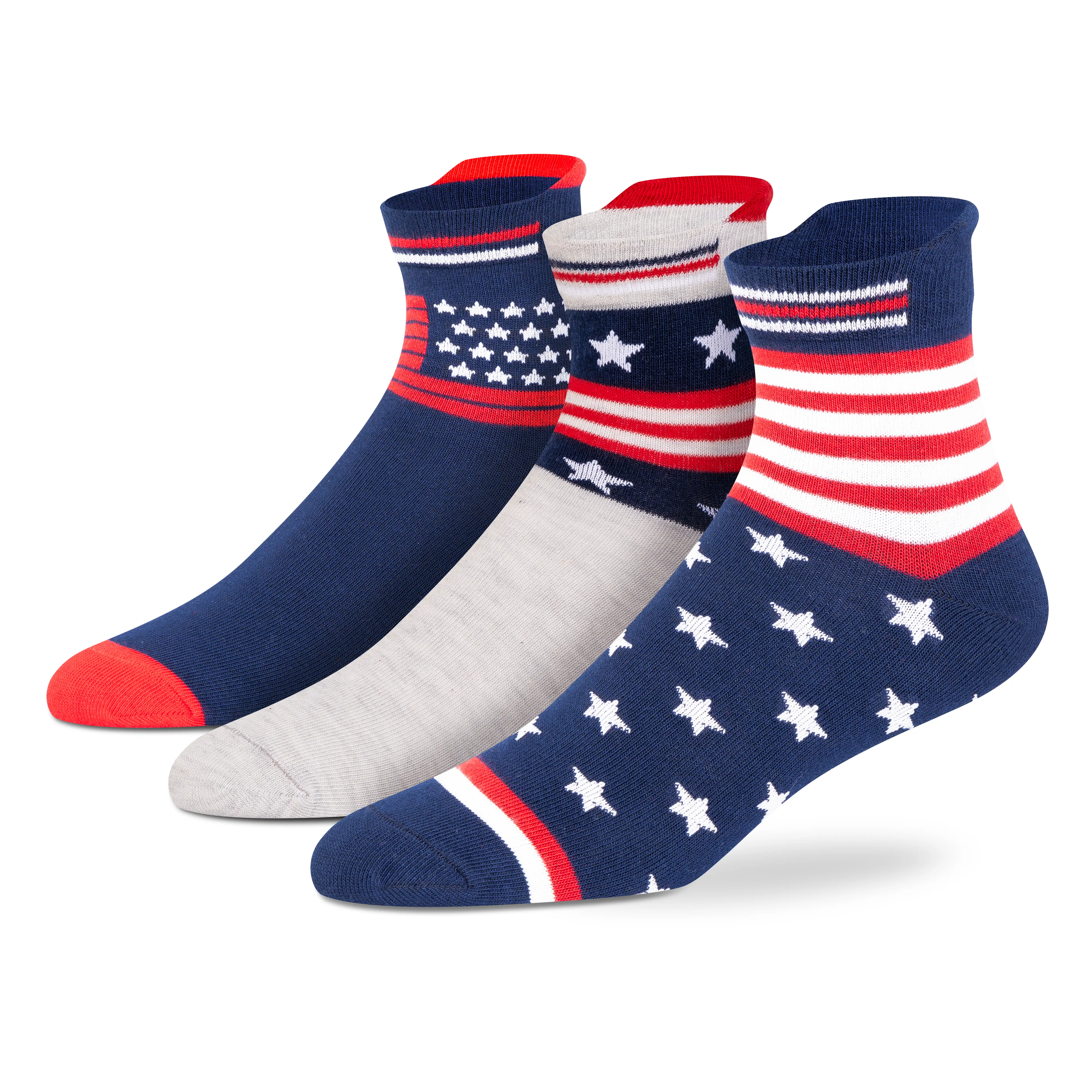 Casual Ankle Socks - Men (Pack of 3) - Image 2