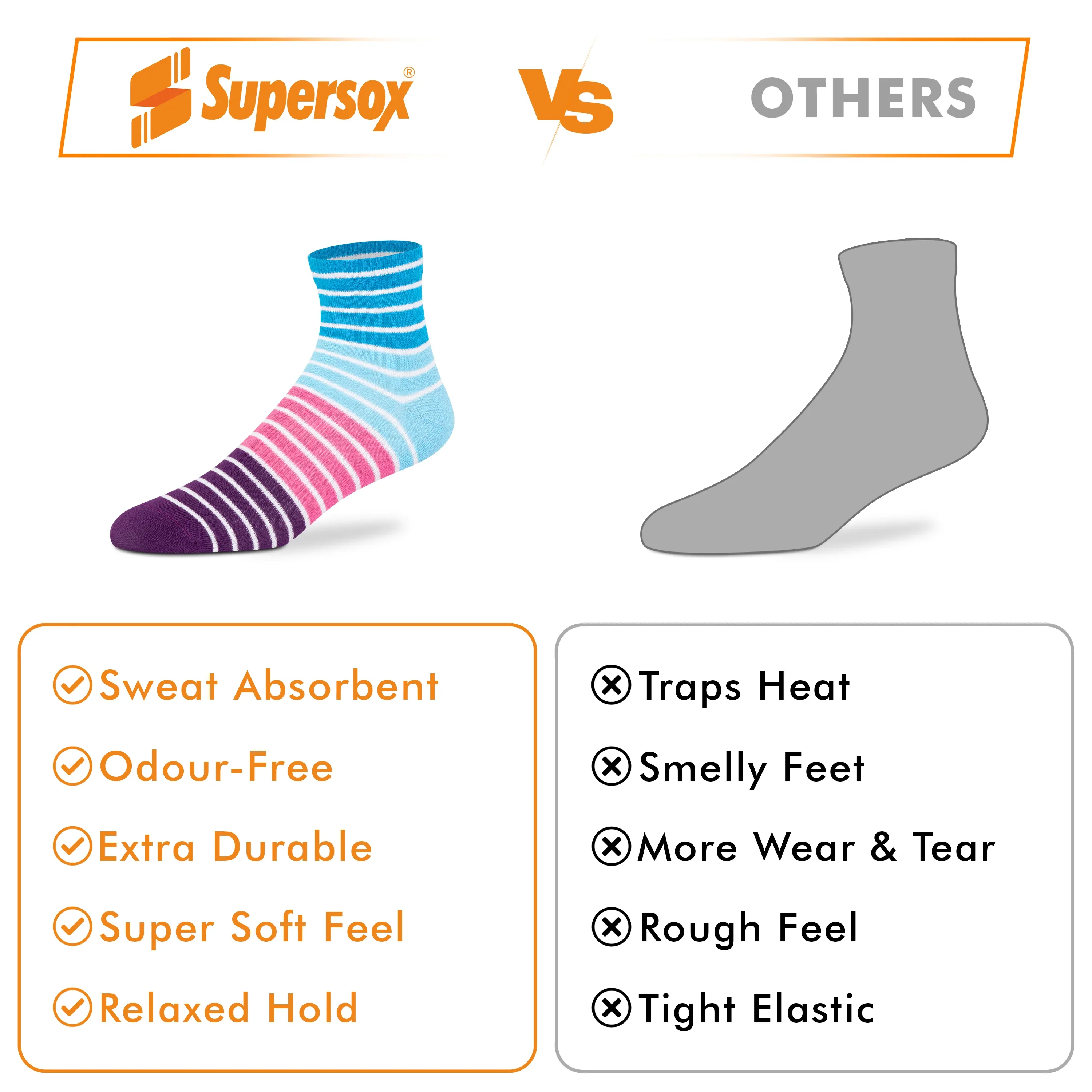 Casual Ankle Socks - Women (Pack of 3) - Image 6