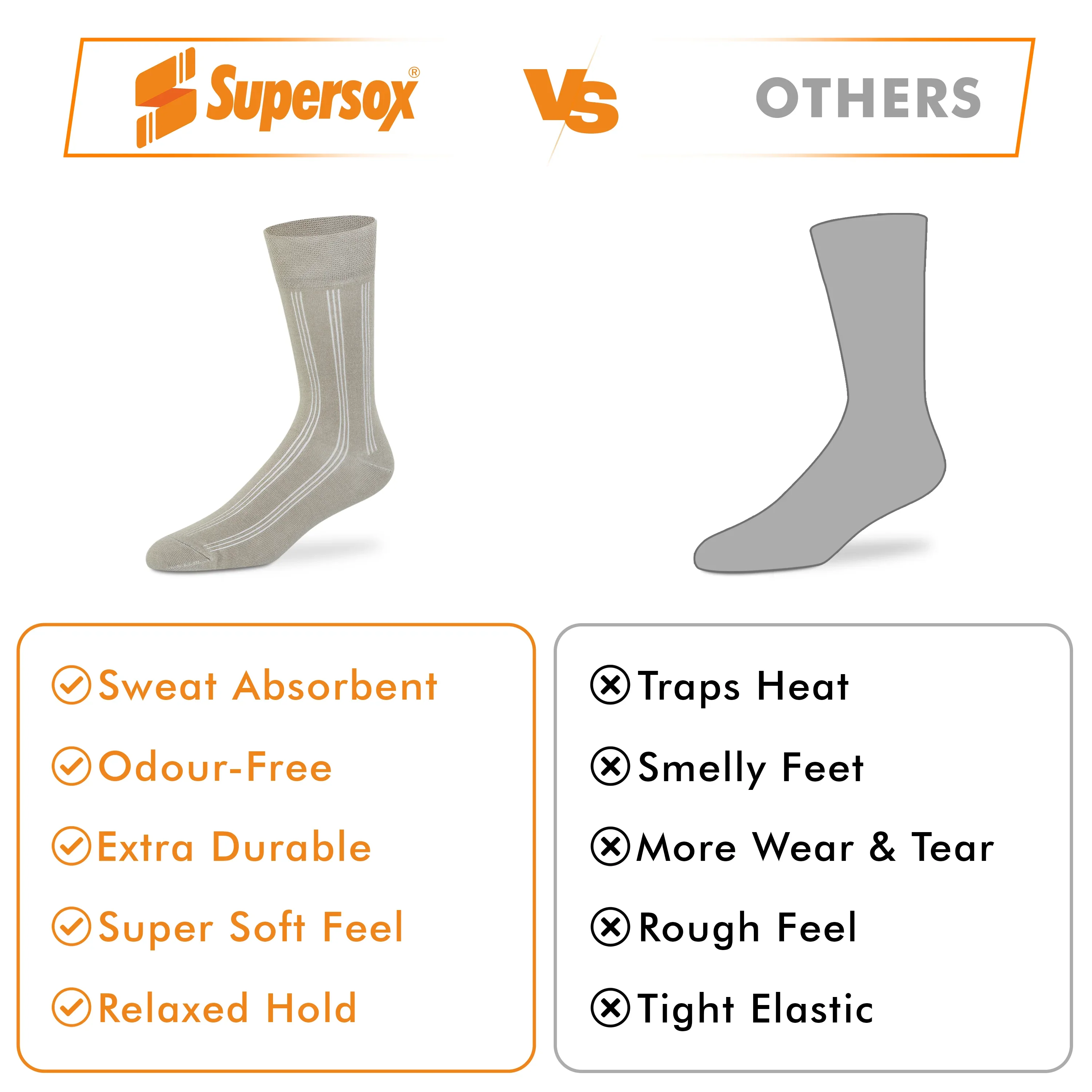 Casual Crew Socks - Men (Pack of 2) - Image 5