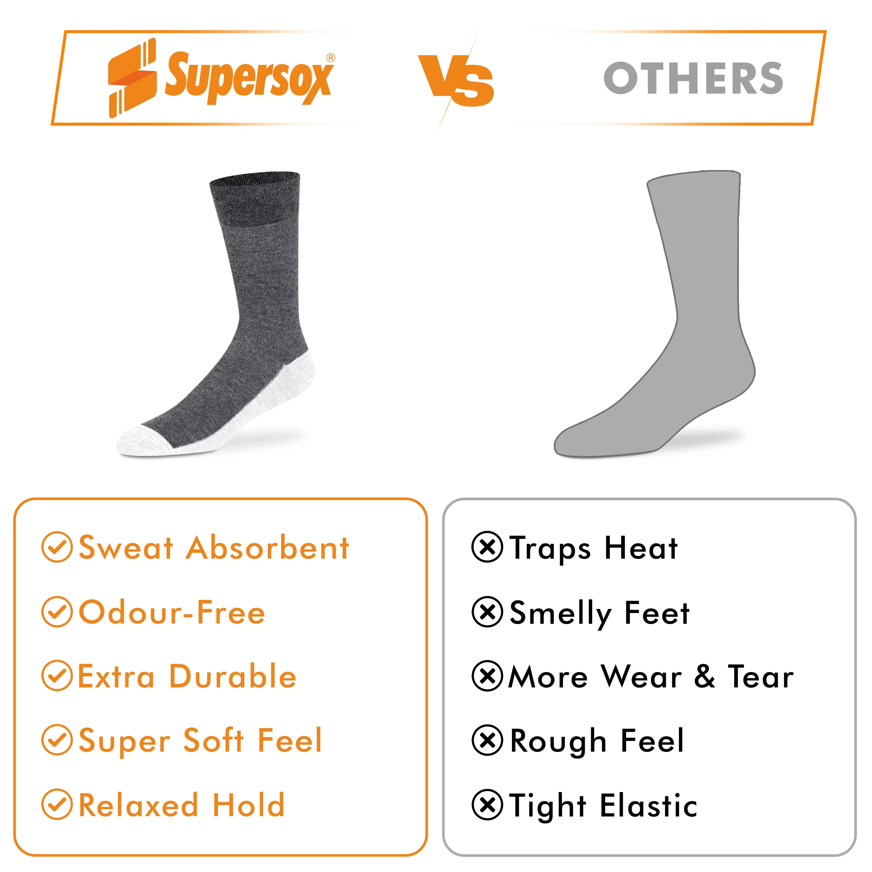 Casual Crew Socks - Men (Pack of 2) - Image 5