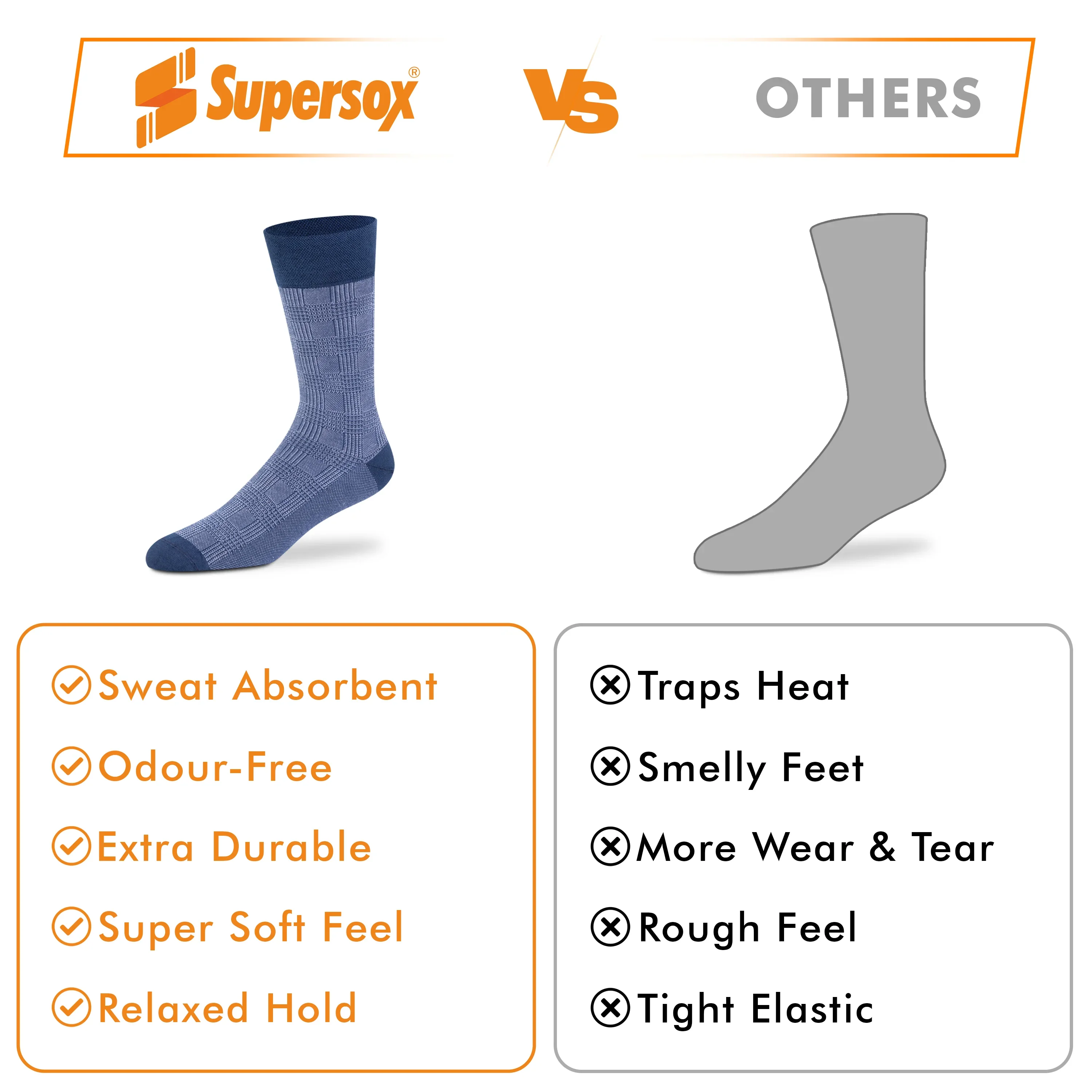 Casual Crew Socks - Men (Pack of 2) - Image 5