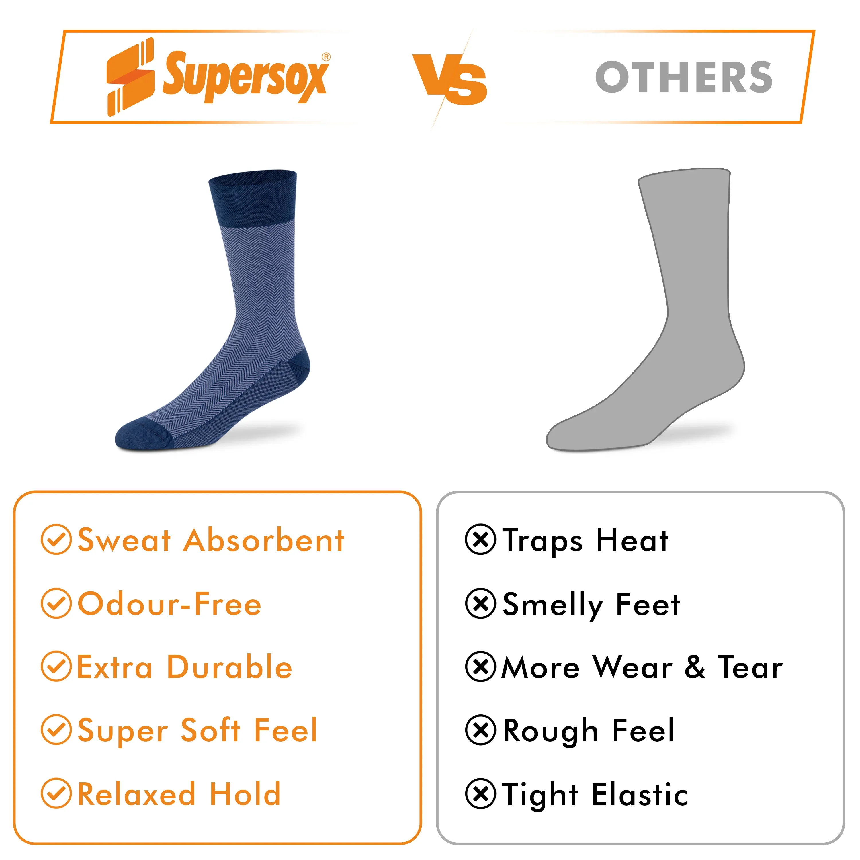 Casual Crew Socks - Men (Pack of 2) - Image 5