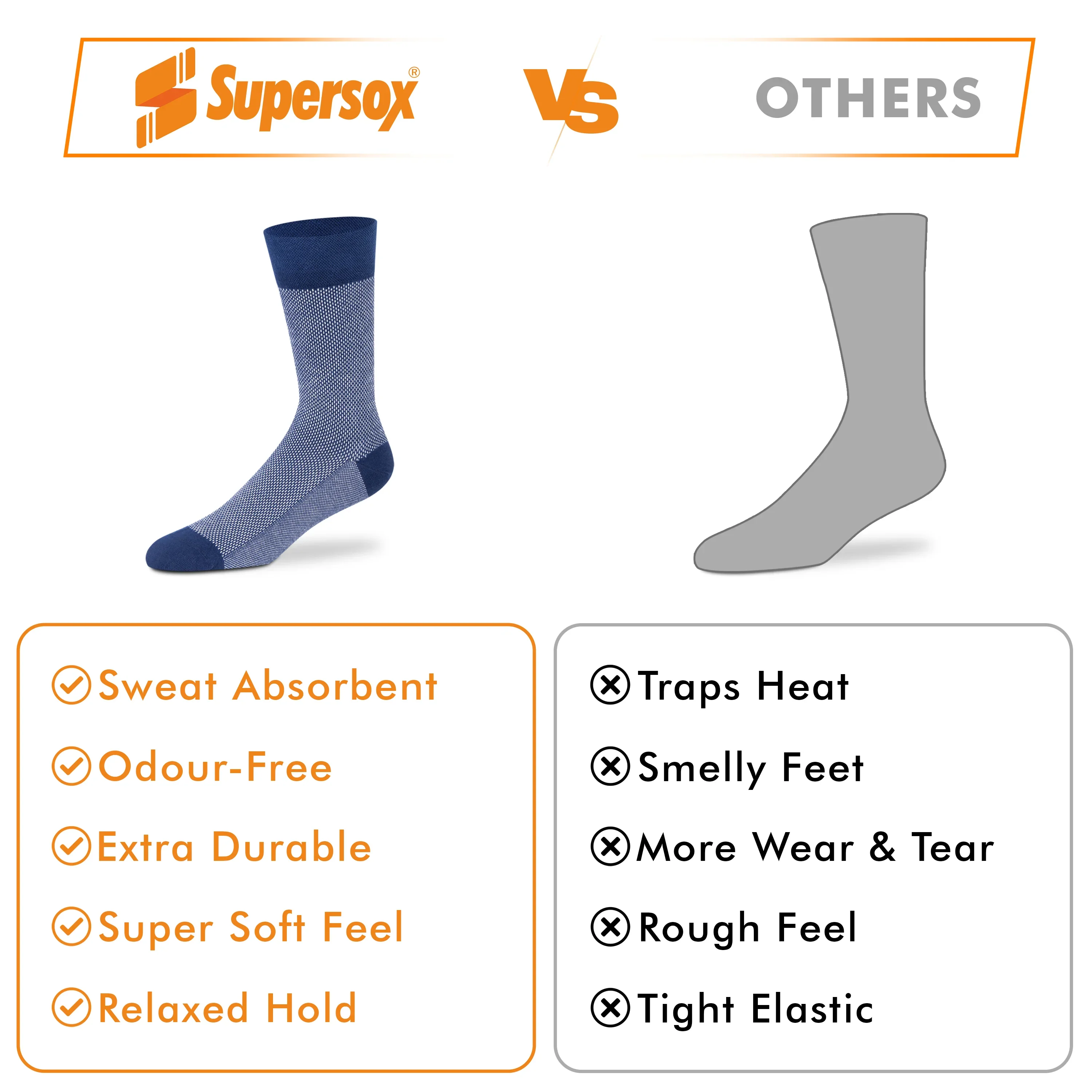 Casual Crew Socks - Men (Pack of 2) - Image 5