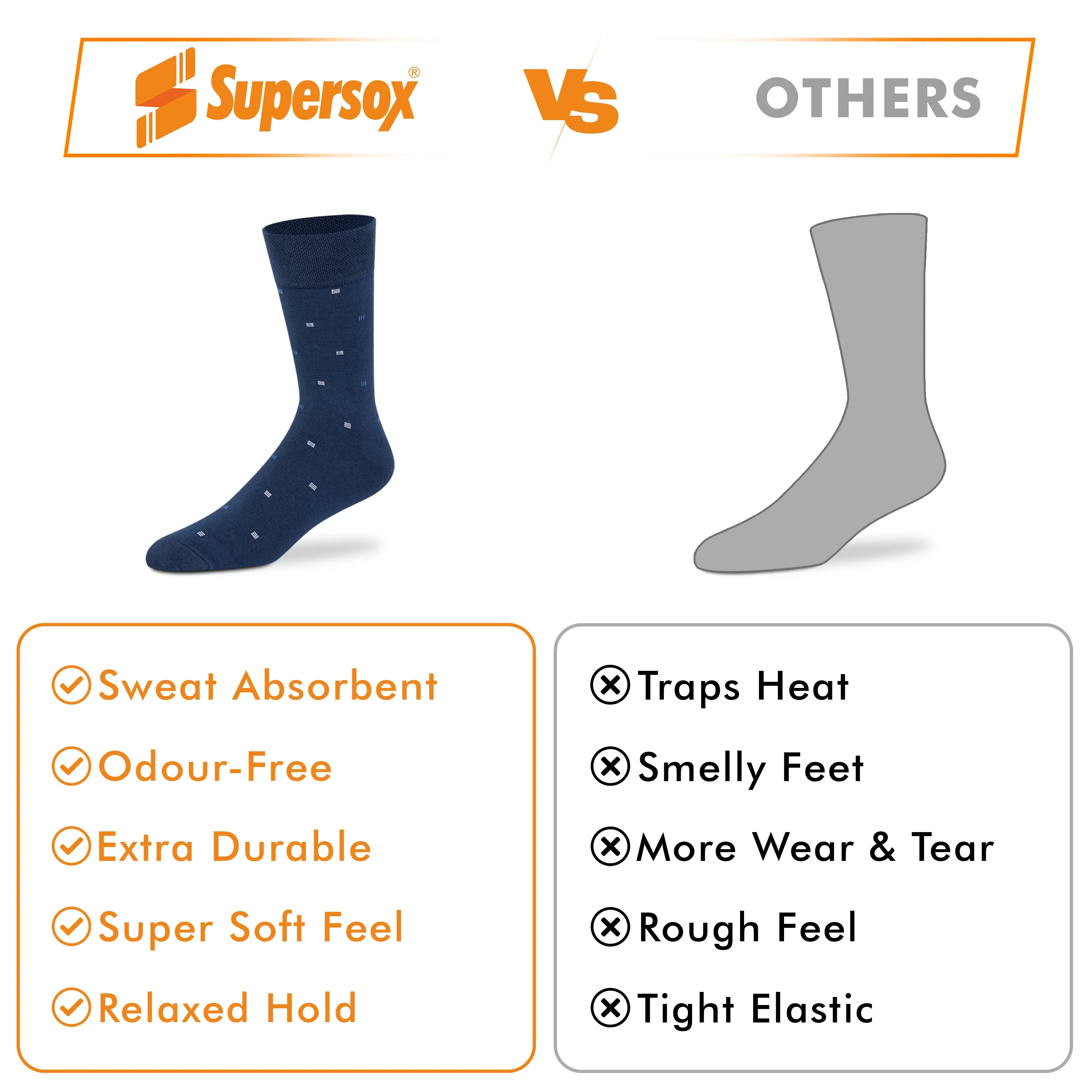 Casual Crew Socks - Men (Pack of 2) - Image 5