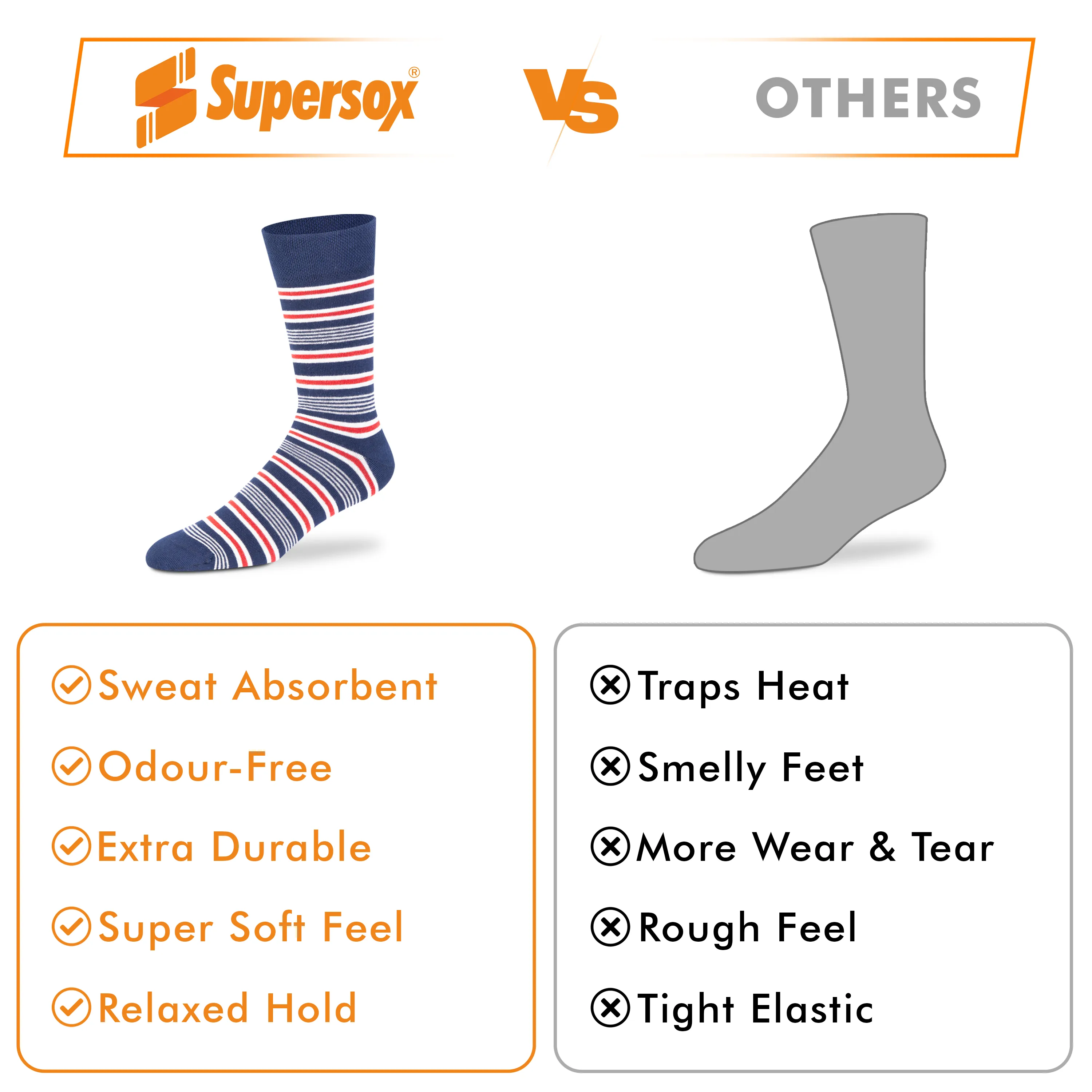 Casual Crew Socks - Men (Pack of 2) - Image 5