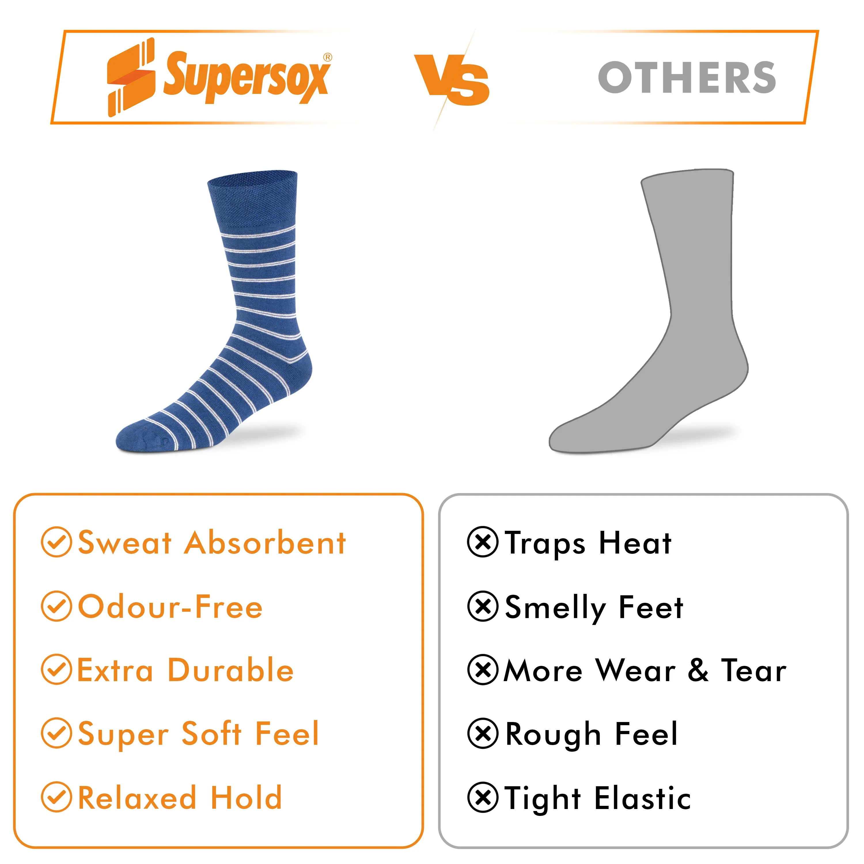 Casual Crew Socks - Men (Pack of 2) - Image 5
