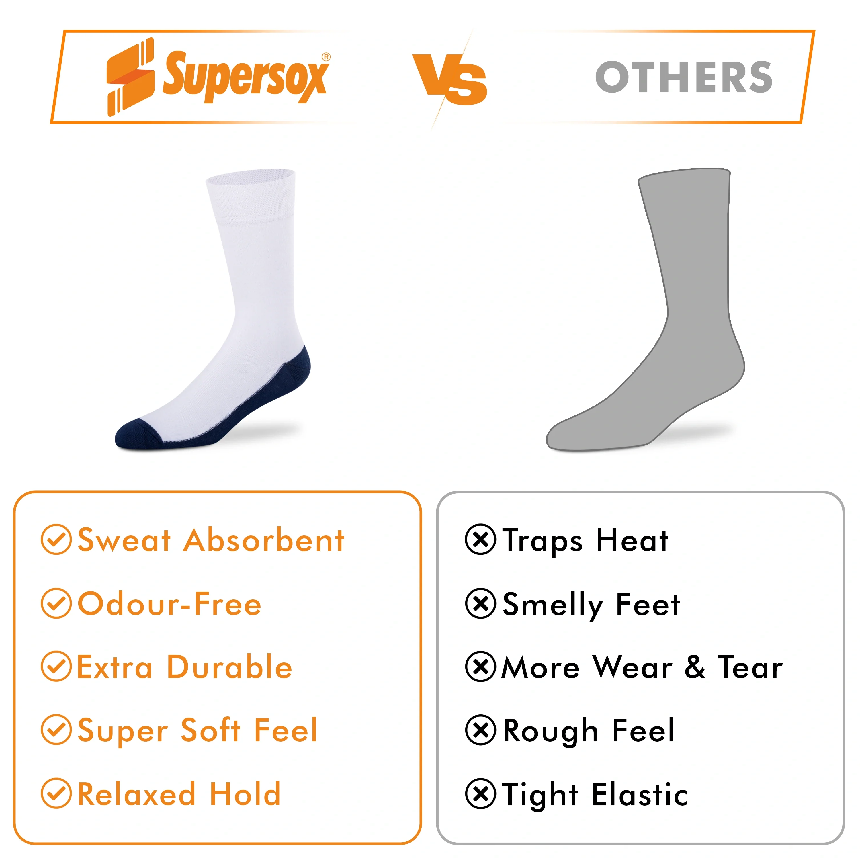 Casual Crew Socks - Men (Pack of 3) - Image 6
