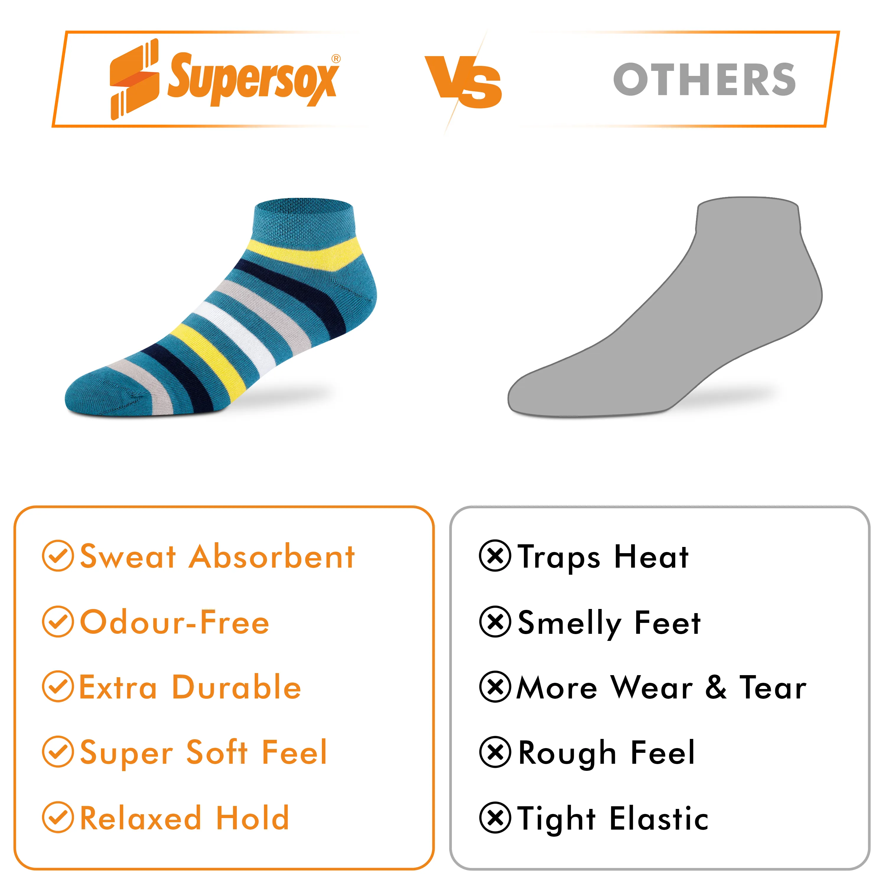 Casual Low-Cut Socks - Men (Pack of 2) - Image 5