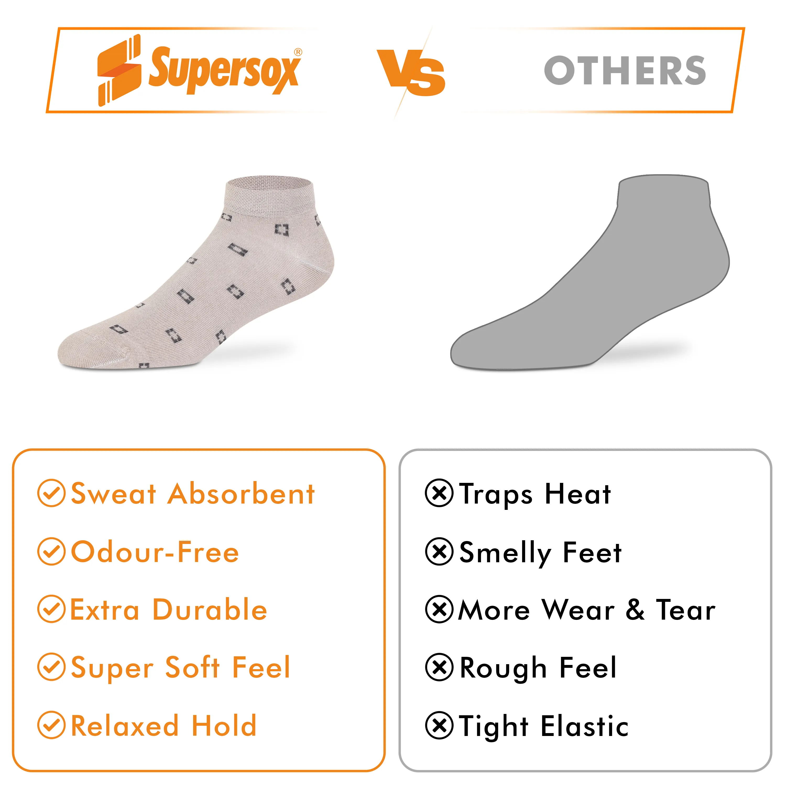 Casual Low-Cut Socks - Men (Pack of 2) - Image 5
