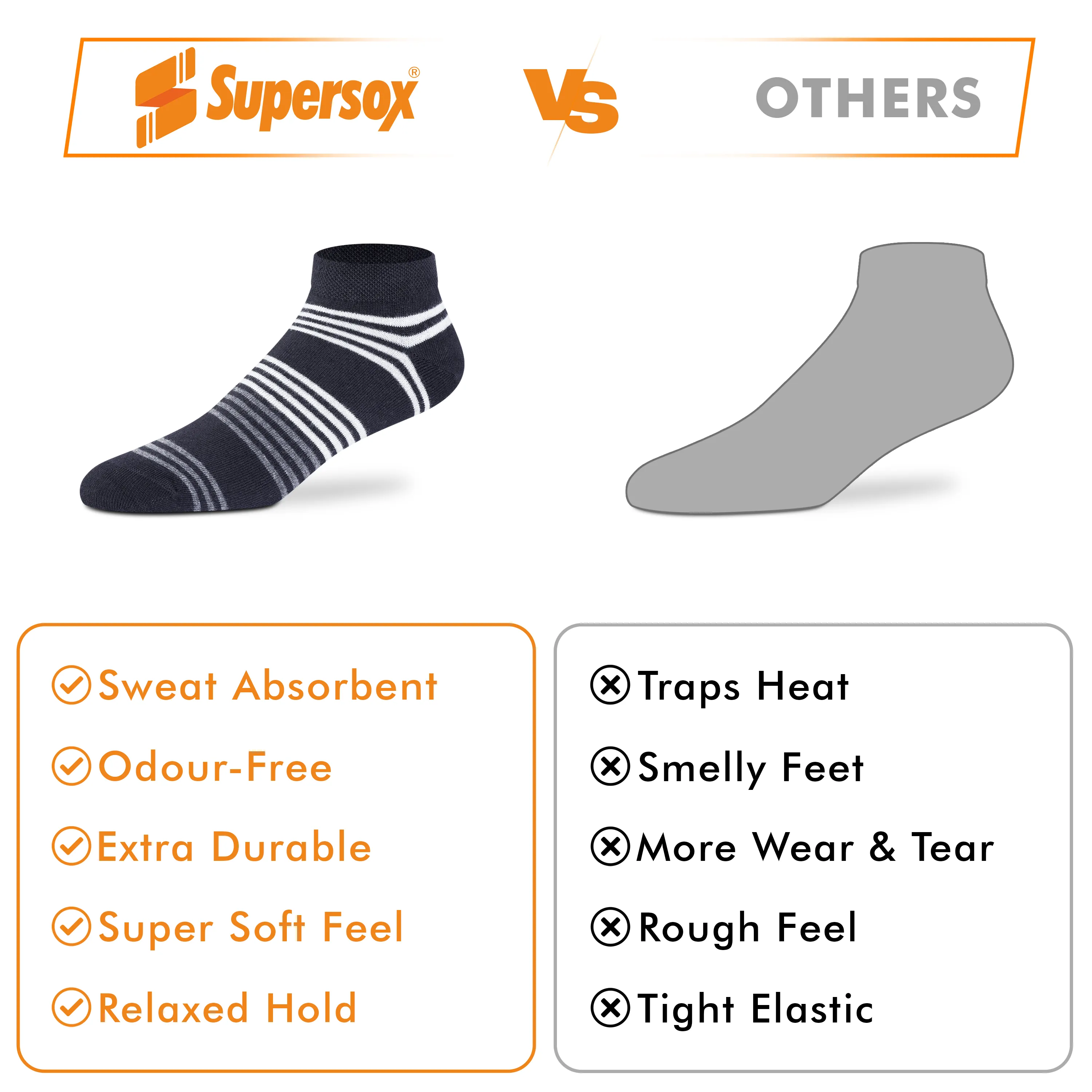Casual Low-Cut Socks - Men (Pack of 2) - Image 5