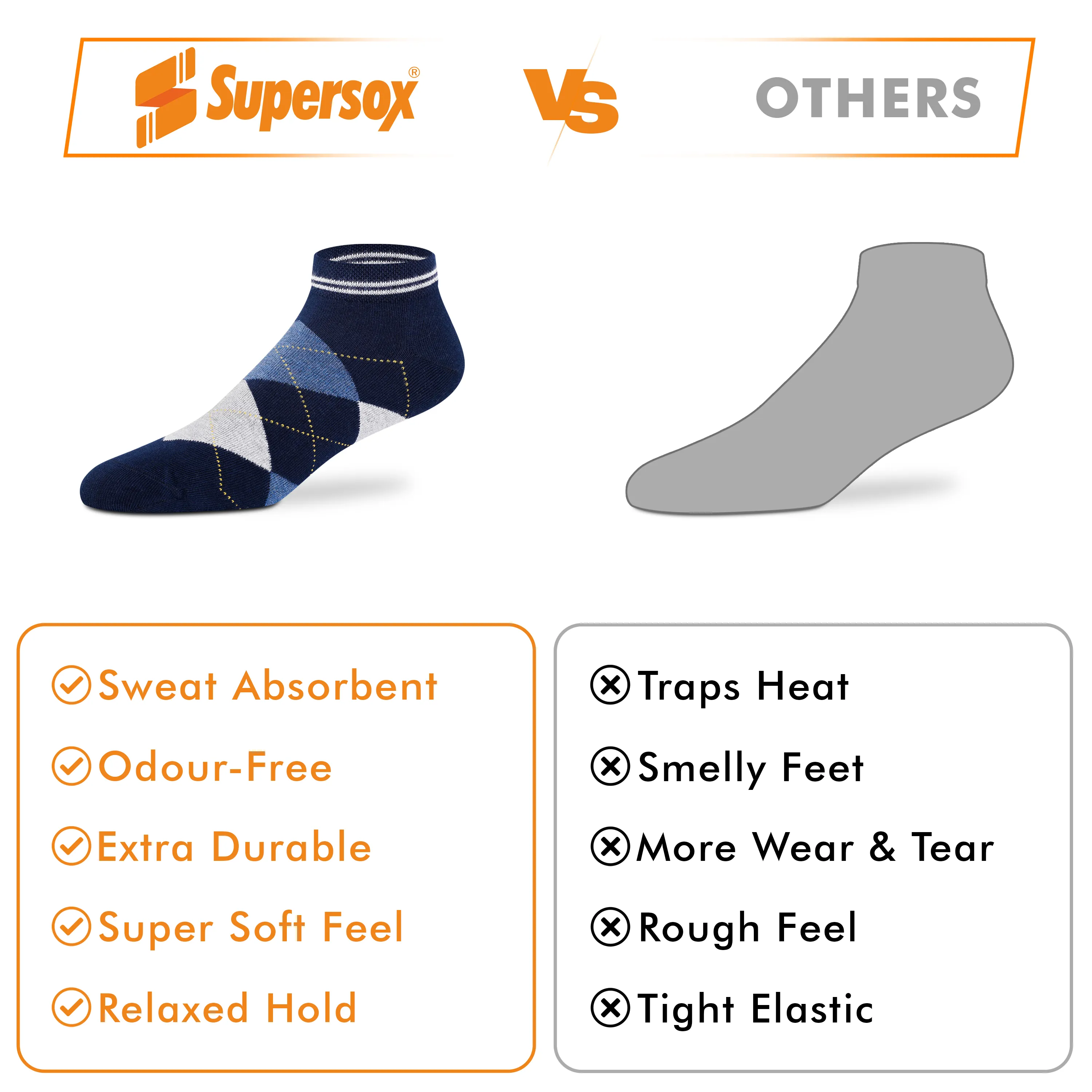 Casual Low-Cut Socks - Men (Pack of 2) - Image 5