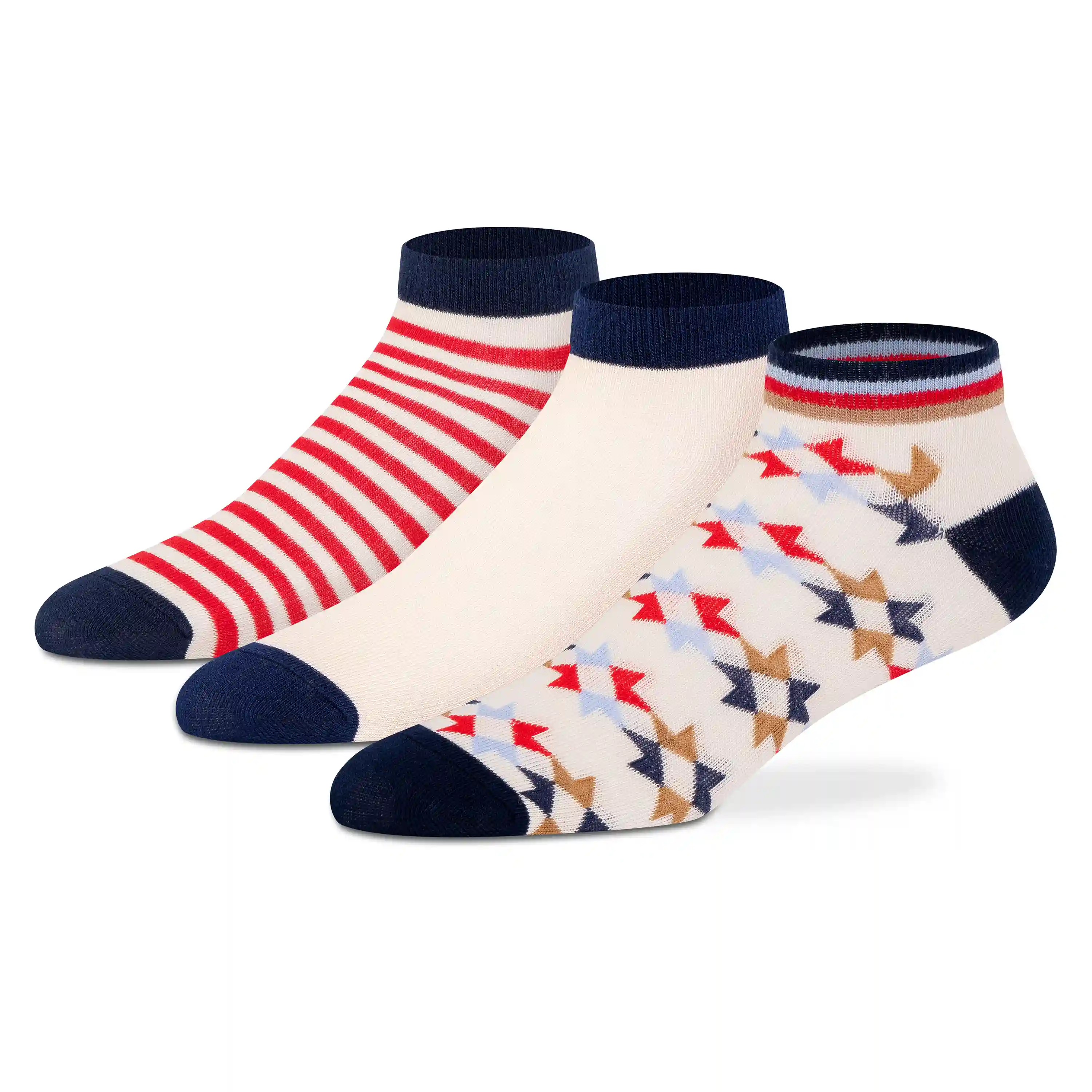 Casual Low-Cut Socks - Women (Pack of 3) - Image 2