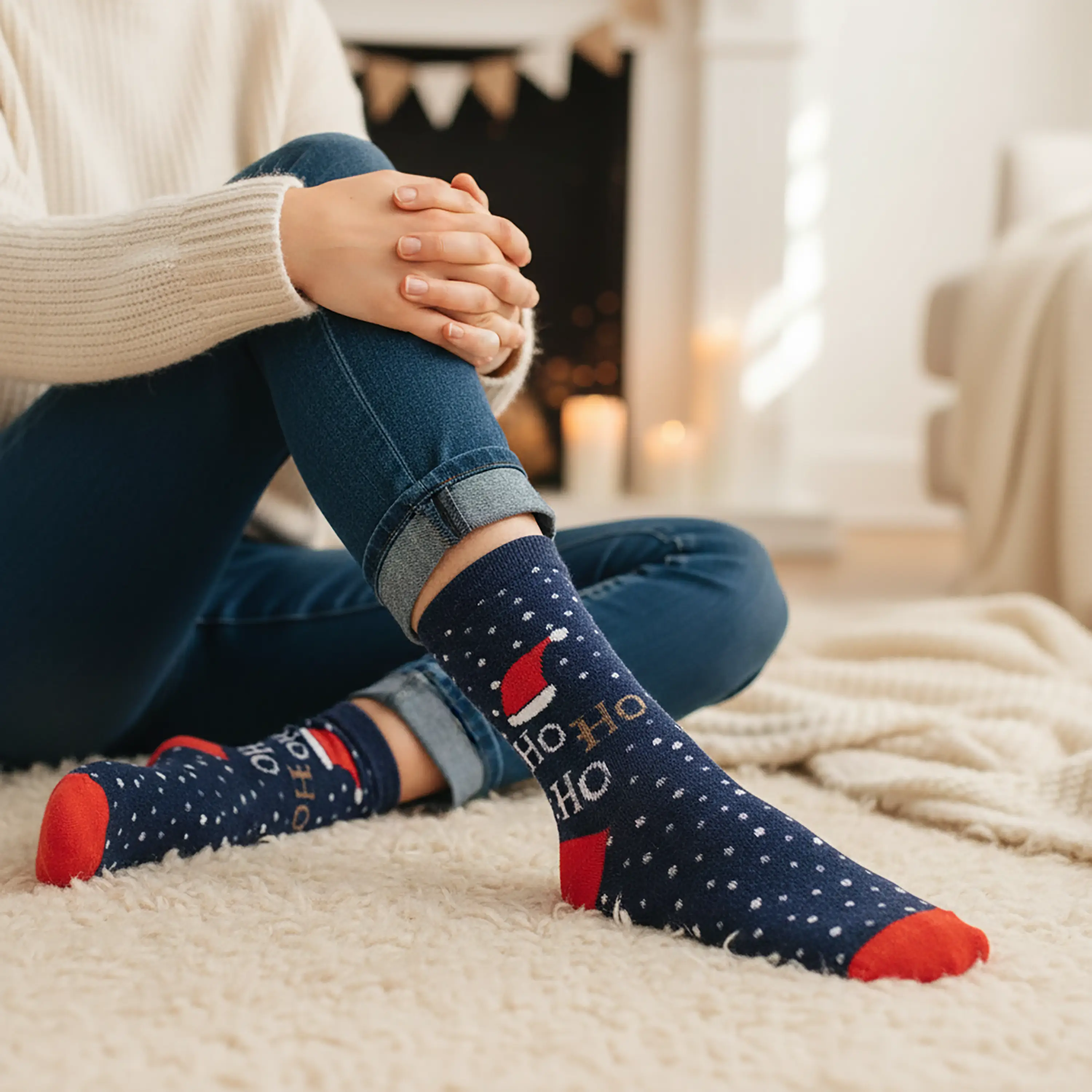 Christmas Fuzzy Socks - Women (Pack of 3) - Image 5