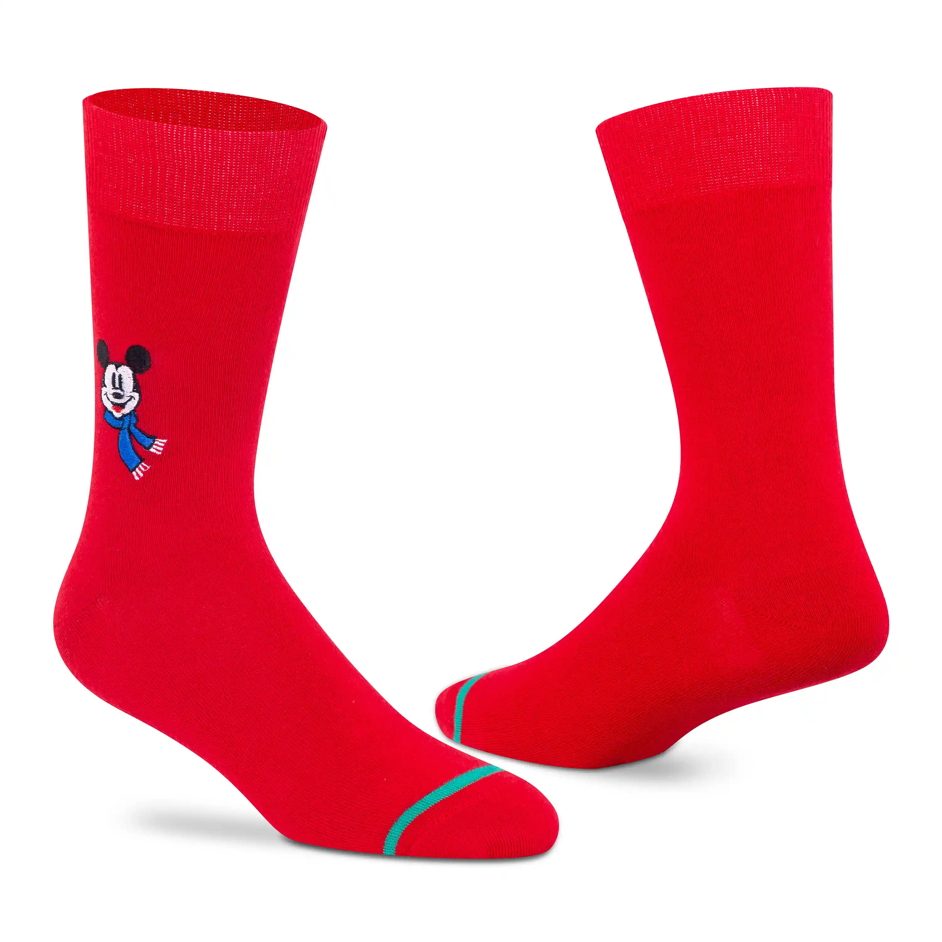Disney Christmas Embroidery Socks - Unisex (Pack of 3) - Image 3