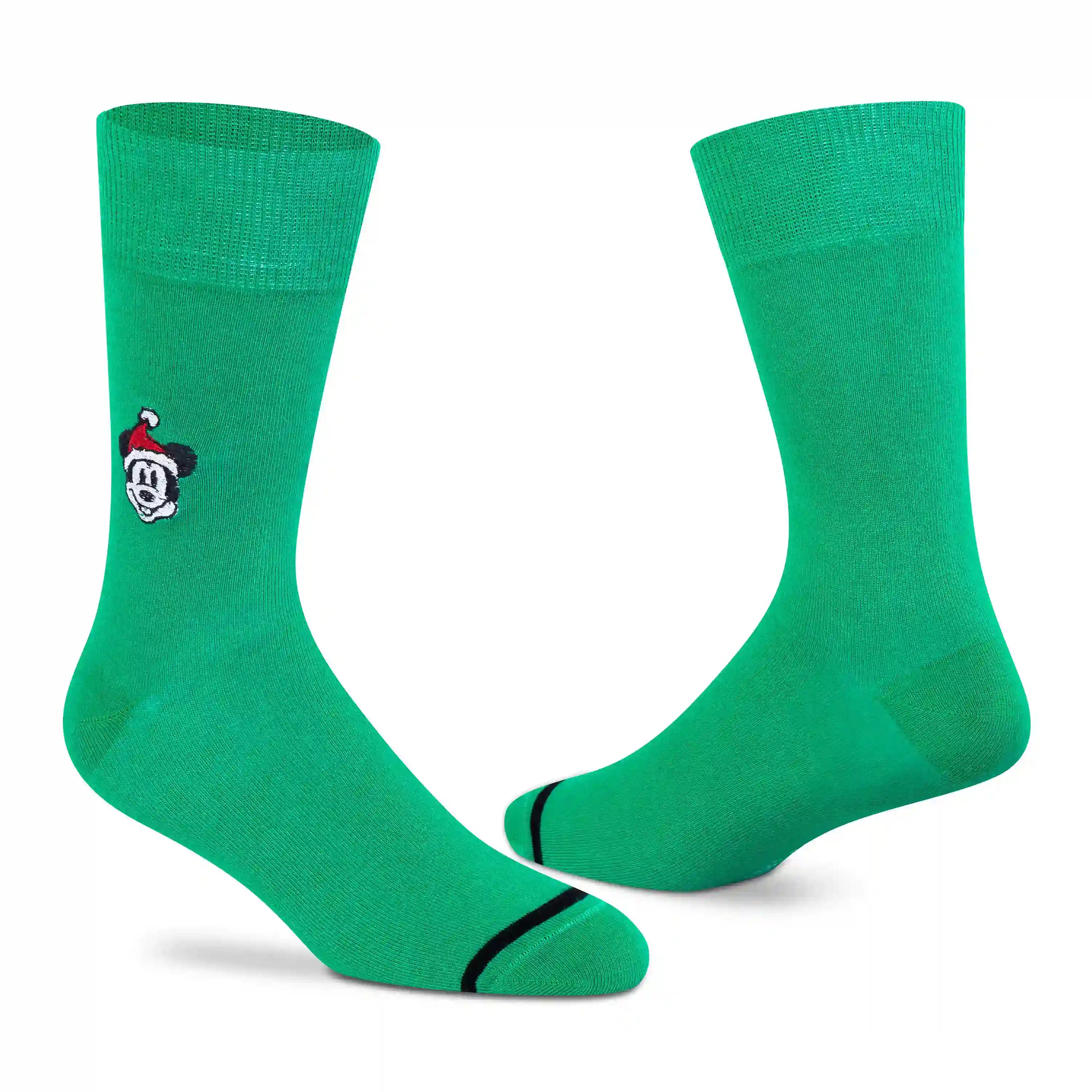Disney Christmas Embroidery Socks - Unisex (Pack of 3) - Image 4