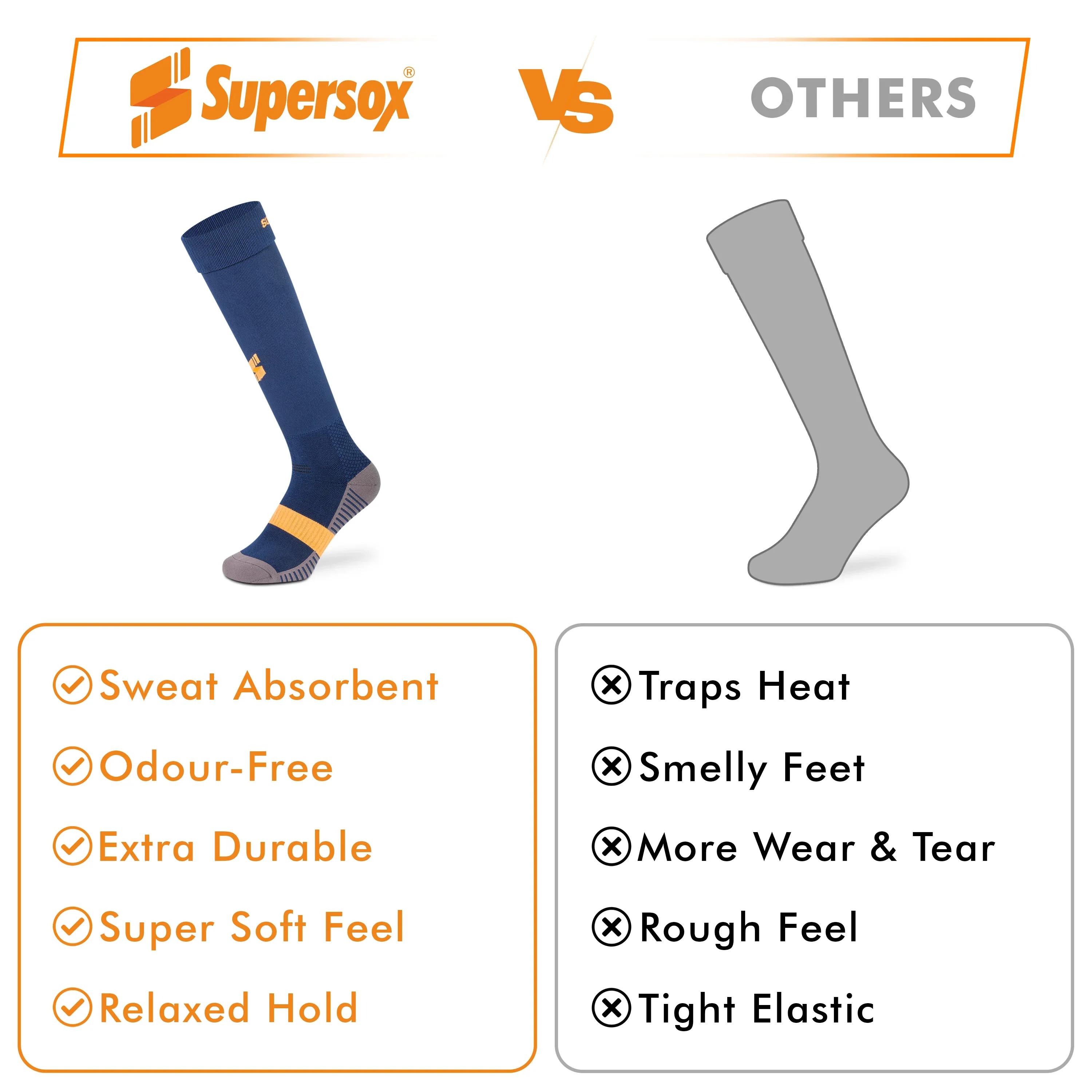 Football Knee Length Socks - Boys (Pack of 2) - Image 5