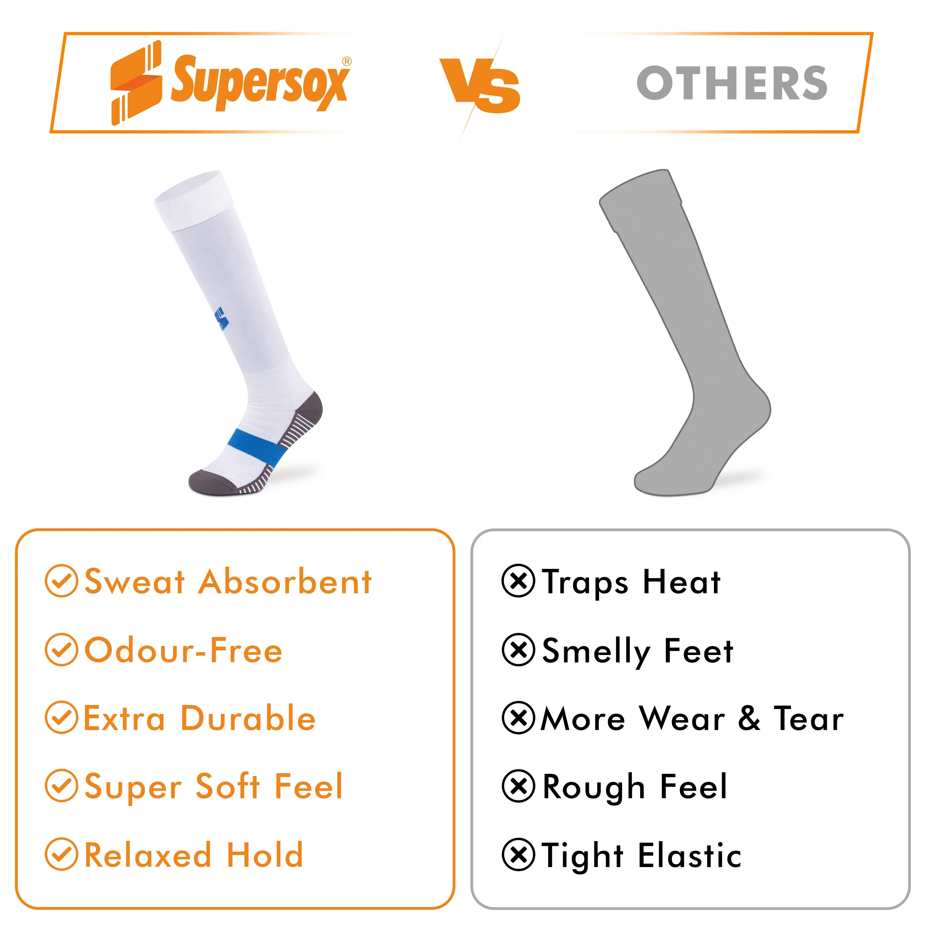 Football Knee Length Socks - Boys (Pack of 2) - Image 5