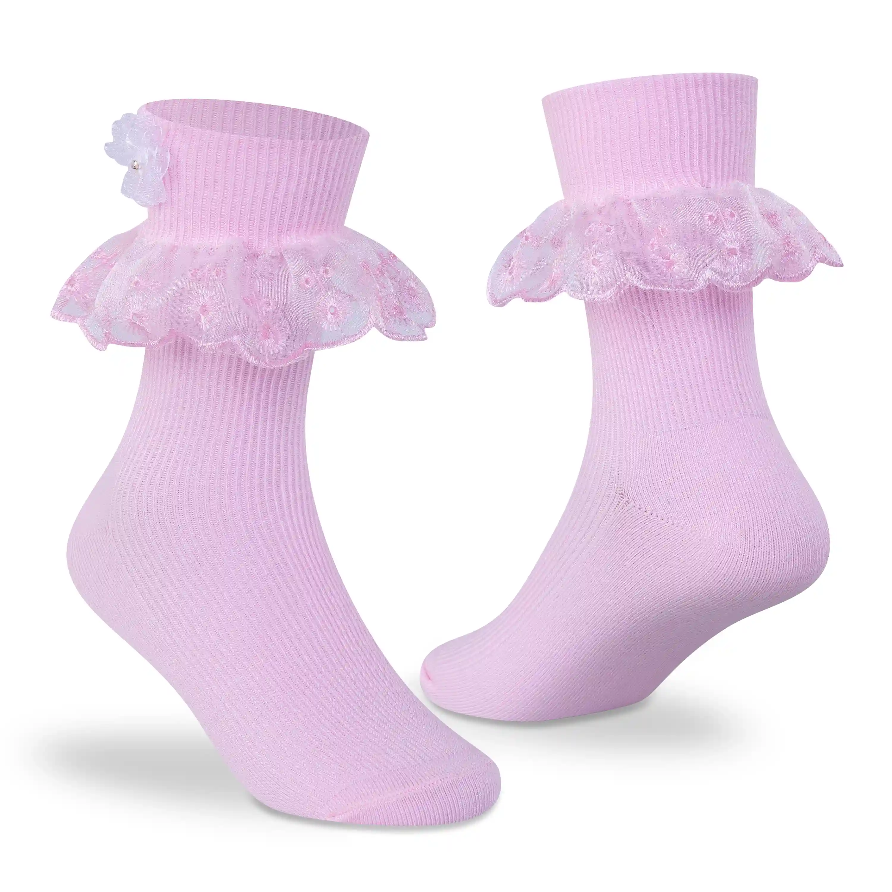 Frill Ankle Socks - Girls (Pack of 3) - Image 14