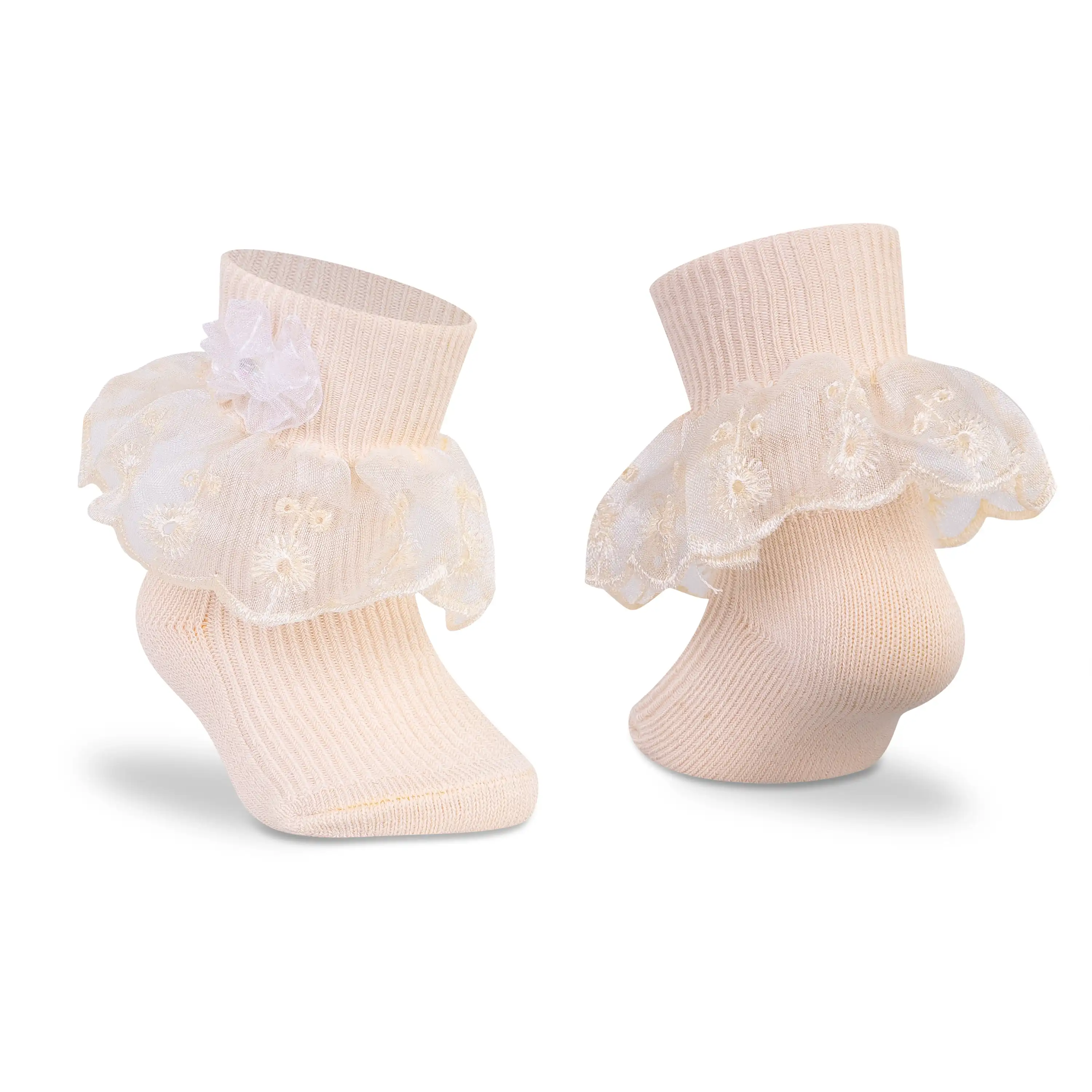 Frill Ankle Socks - Girls (Pack of 3) - Image 4